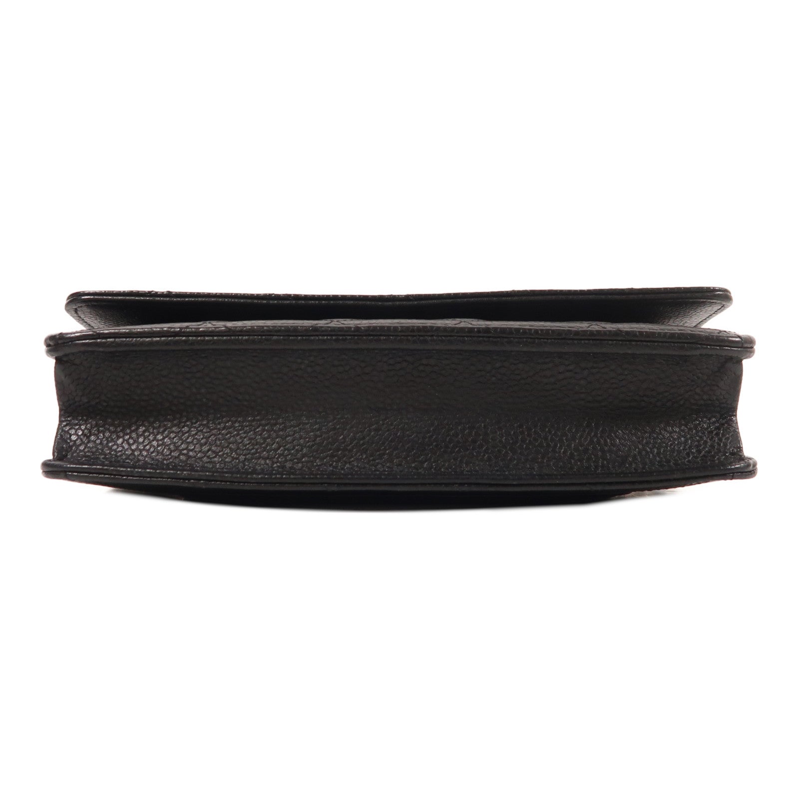 CHANEL 牛皮皮革WOC Wallet On Chain銀扣鏈帶肩背袋