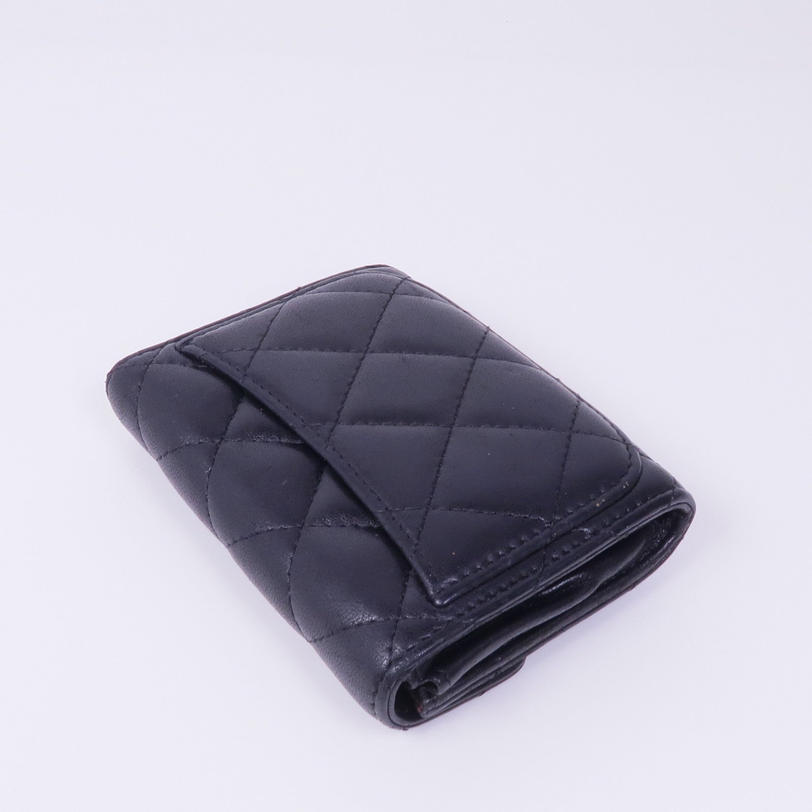 CHANEL 羊皮皮革Card Case金扣卡片套