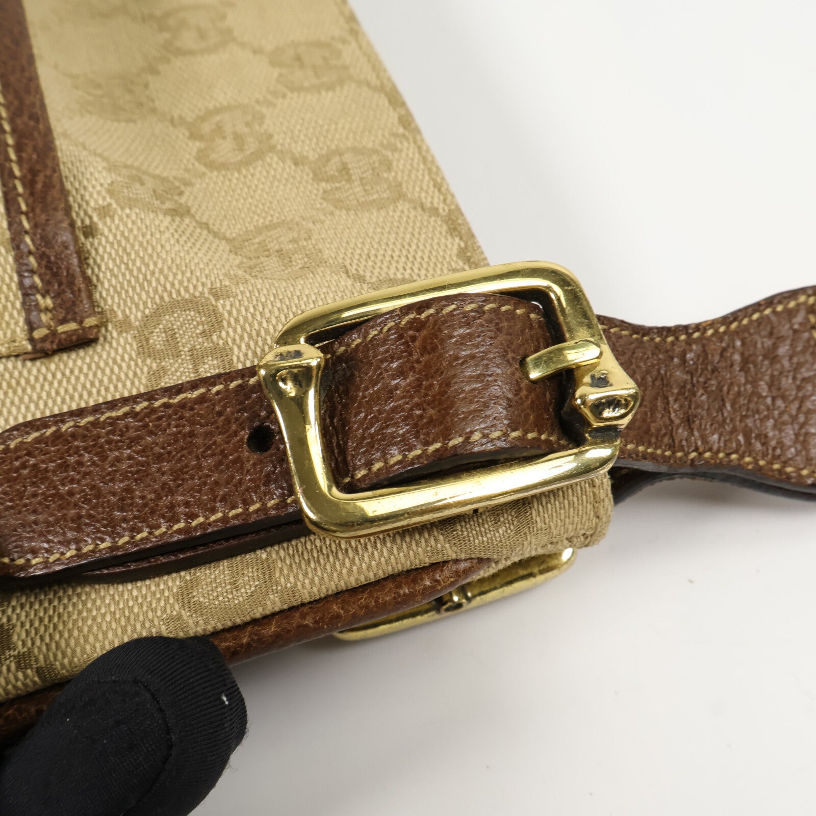 GUCCI 帆布Crossbody Bag肩背袋
