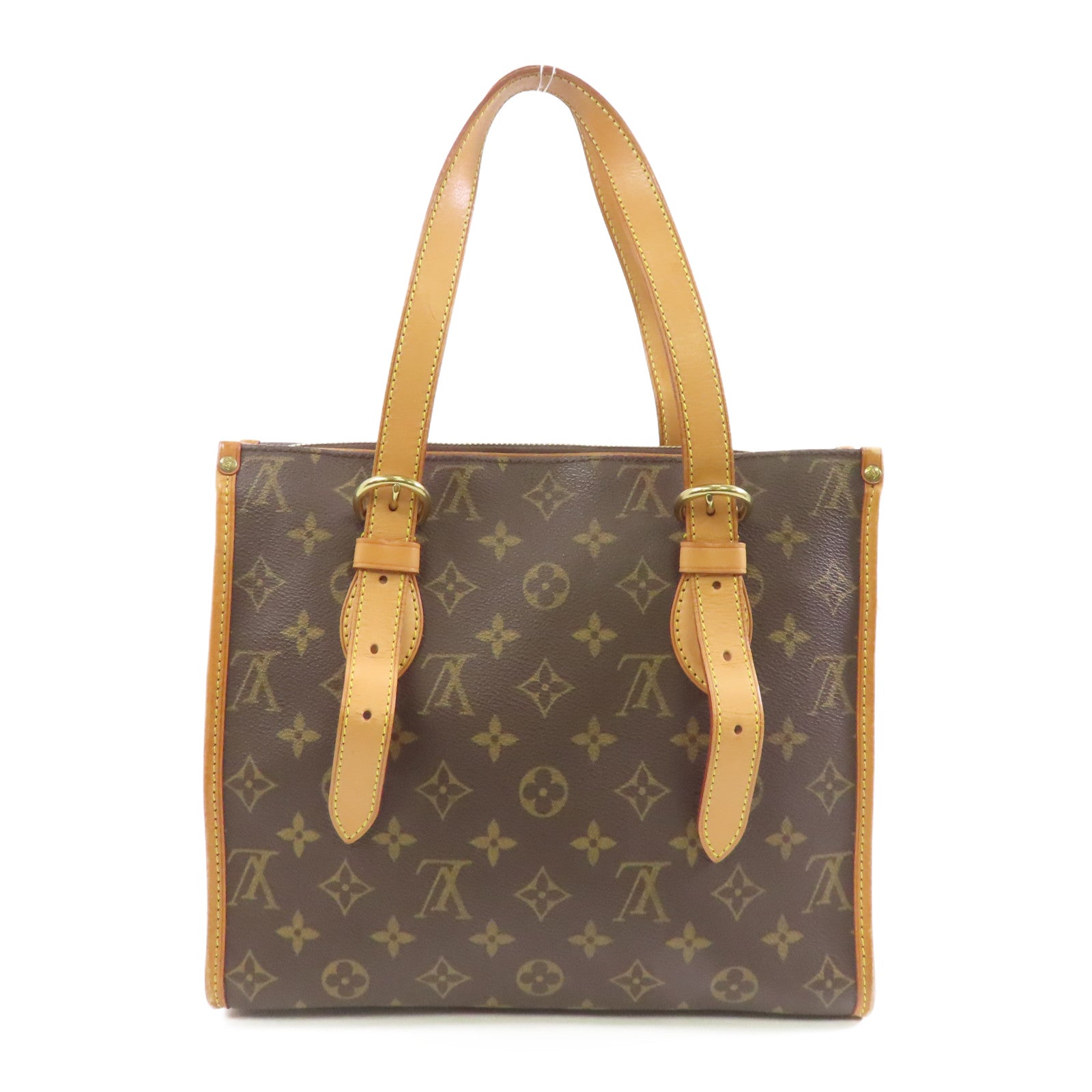 LOUIS VUITTON Monogram Popincourt Haut金扣肩背袋啡色