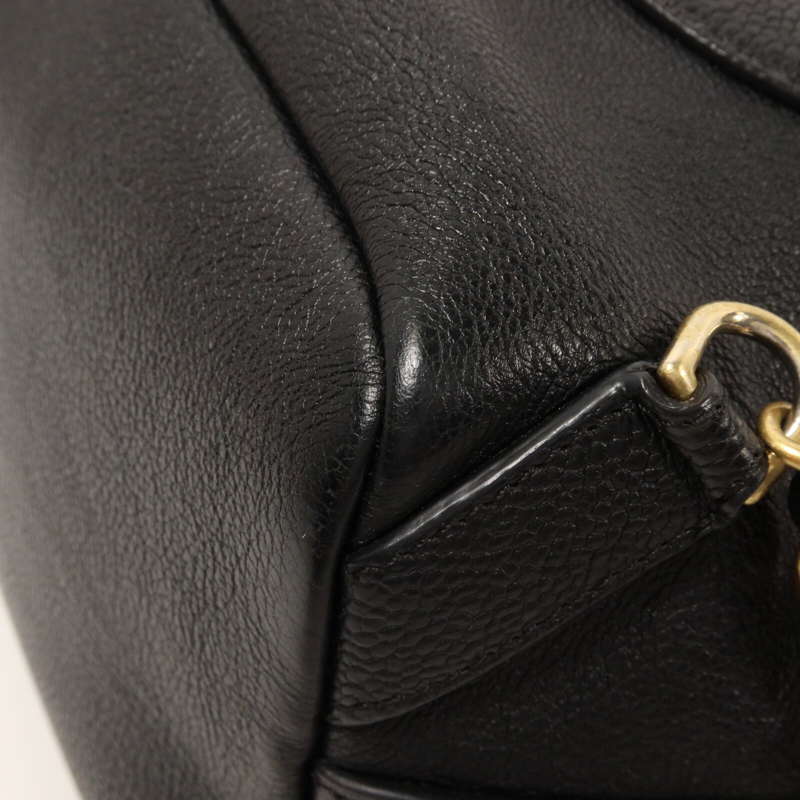 CHANEL 牛皮皮革Backpack鏈帶背包