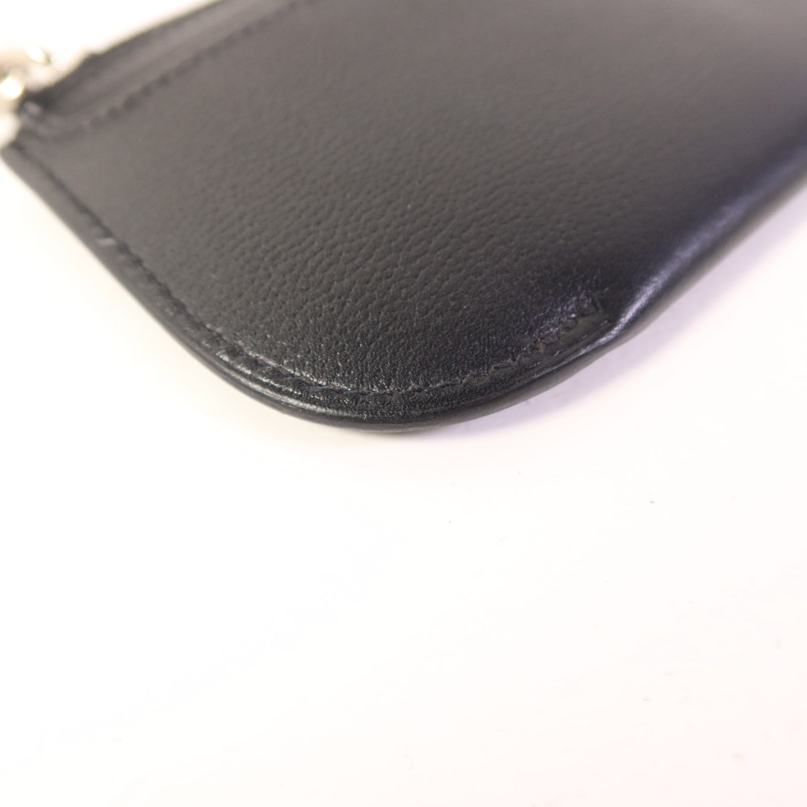 HERMES 【激減優惠】Evercolor皮革Strap Phone Case PM銀扣手拿包