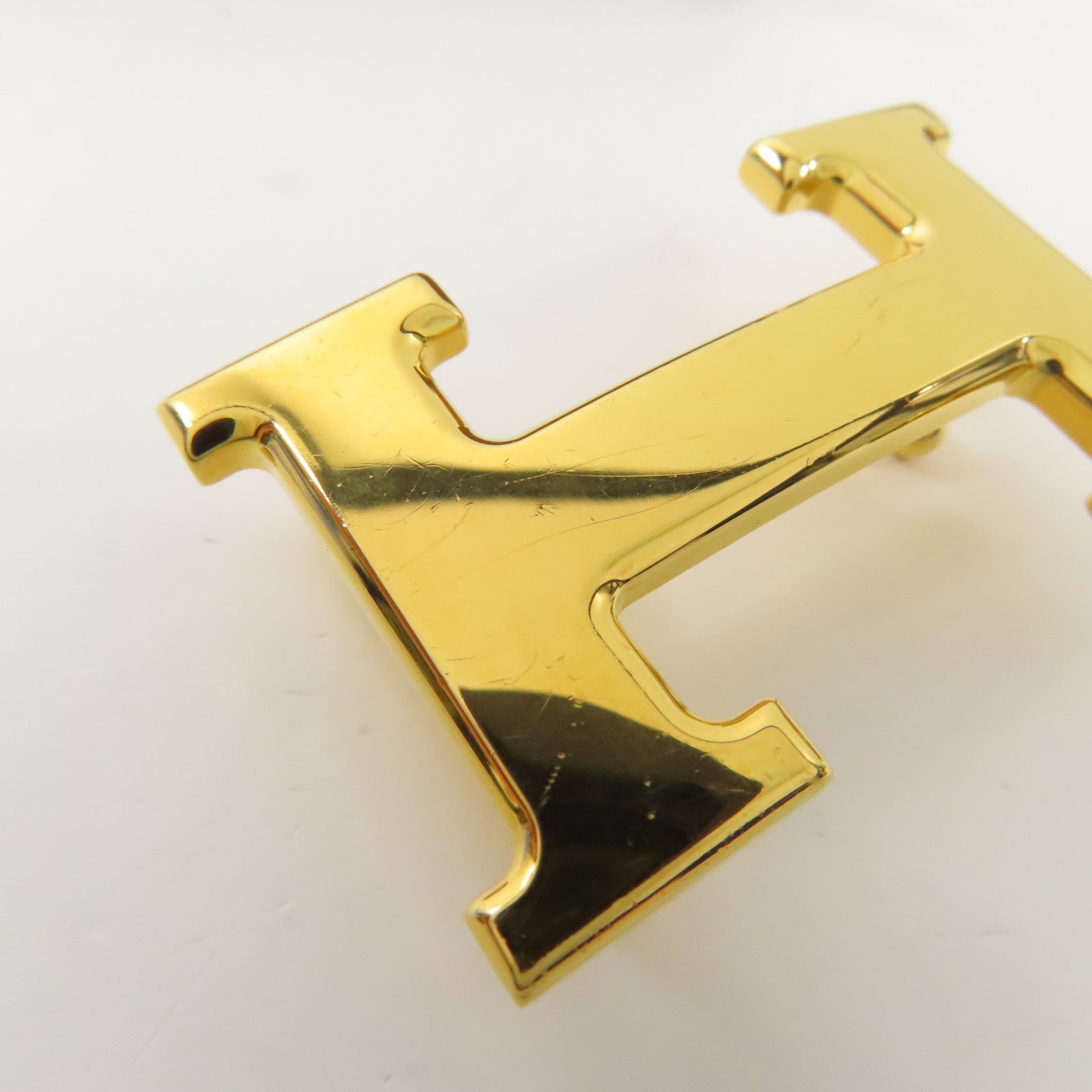 HERMES Epsom皮革H Belt金扣皮帶Gold
