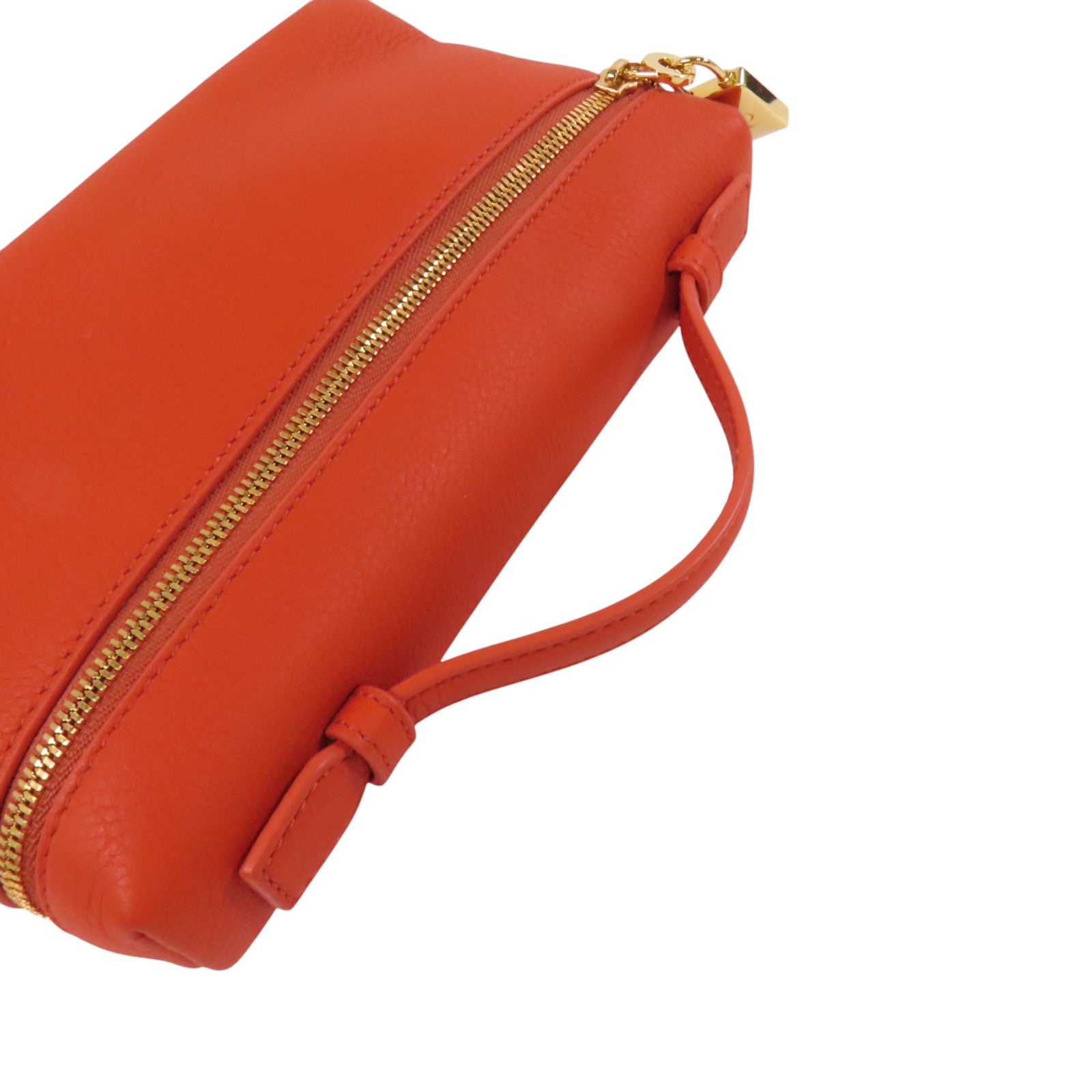 Loro Piana 牛皮皮革Extra Clutch L19金扣手挽袋