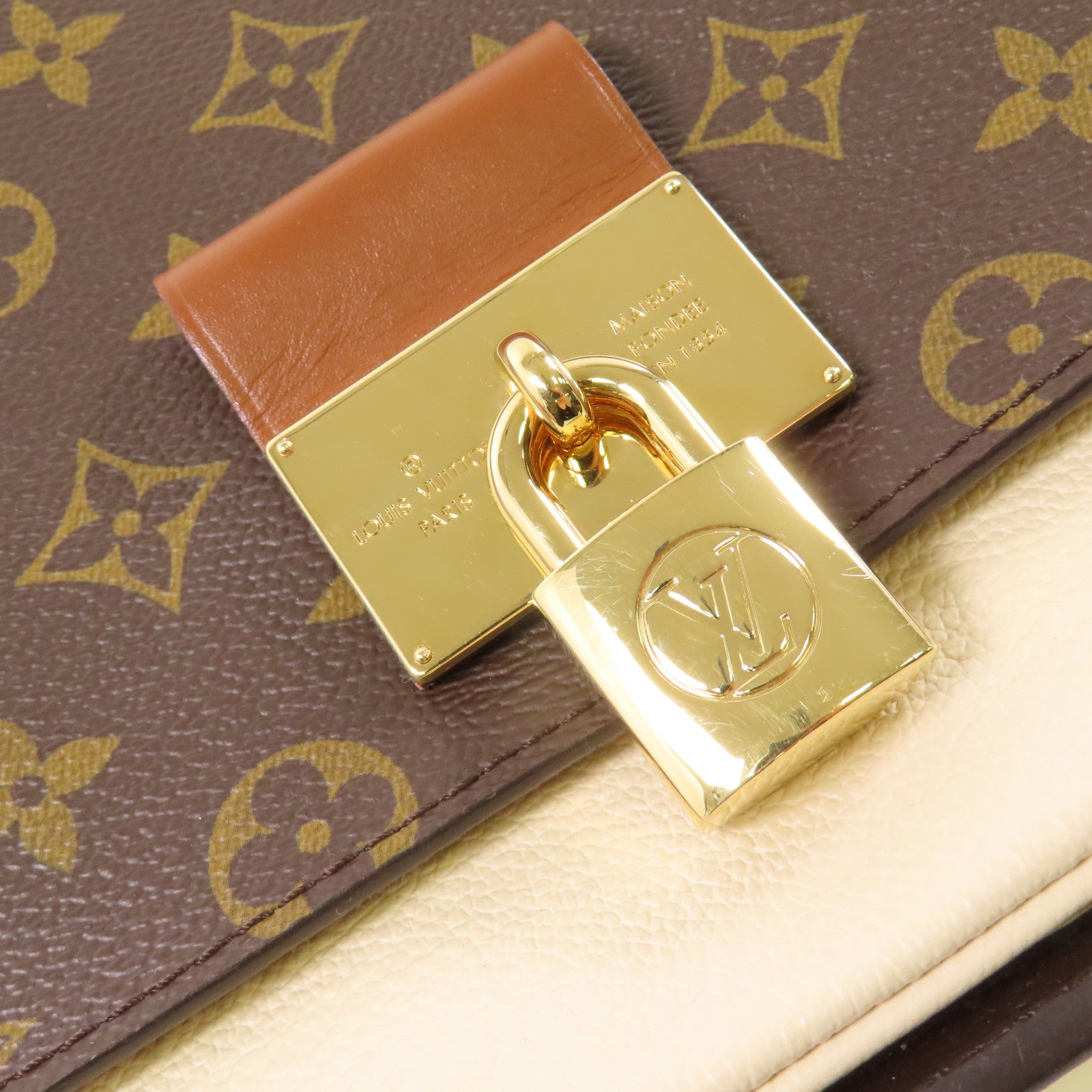 LOUIS VUITTON Monogram Vaugirard金扣手挽肩背兩用袋