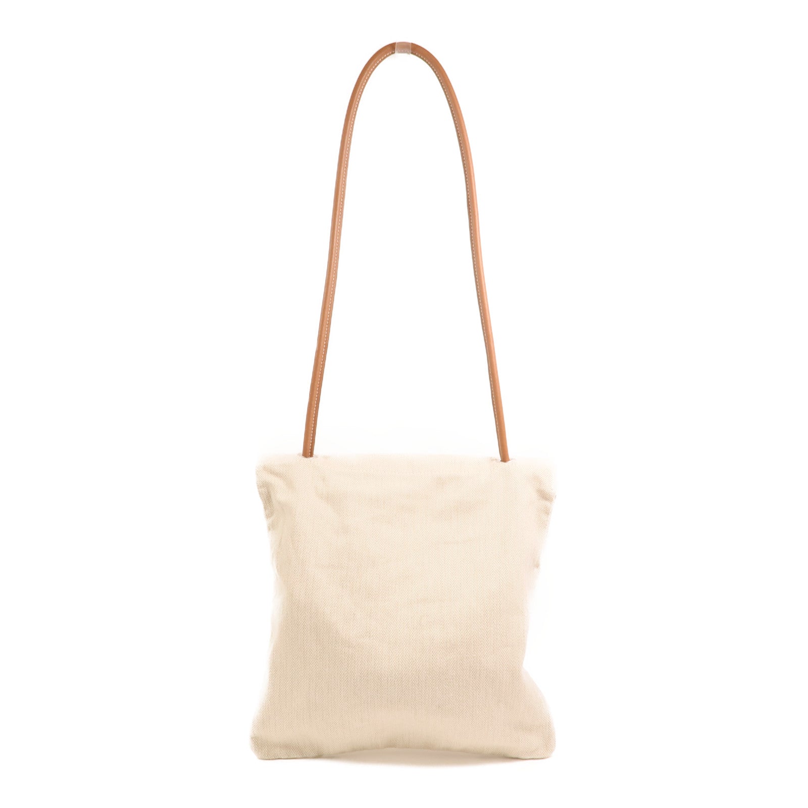 HERMES 帆布Aline PM銀扣肩背袋