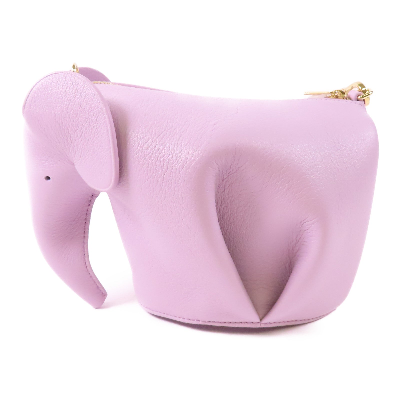 LOEWE 牛皮皮革Elephant Bag金扣肩背袋