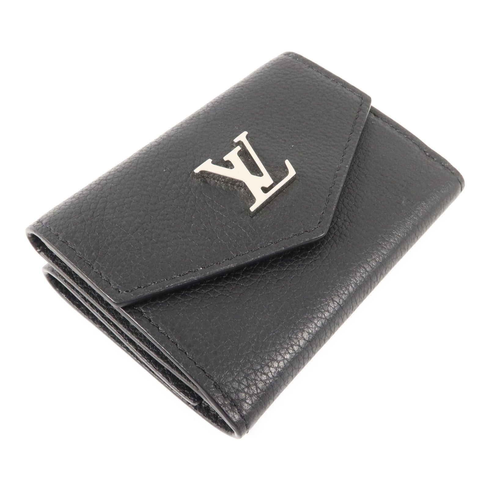 LOUIS VUITTON 牛皮皮革Lock Me Mini錢包