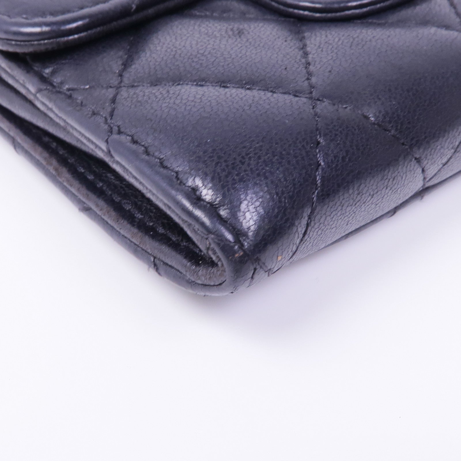 CHANEL 羊皮皮革Card Case金扣卡片套
