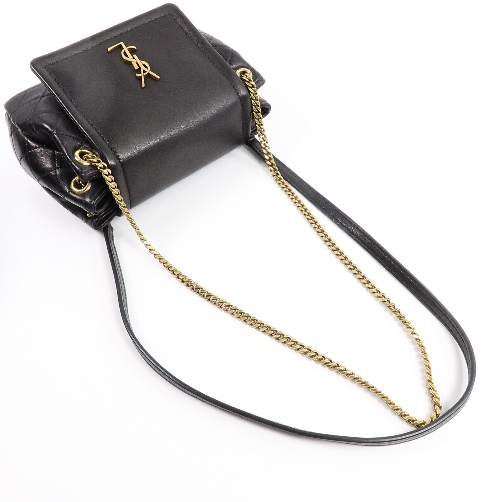 YVES SAINT LAURENT 羊皮皮革Nolita Mini鏈帶肩背袋