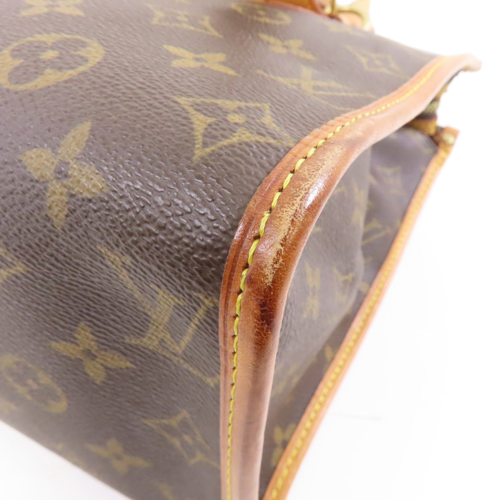 LOUIS VUITTON Monogram Popincourt Haut金扣肩背袋啡色