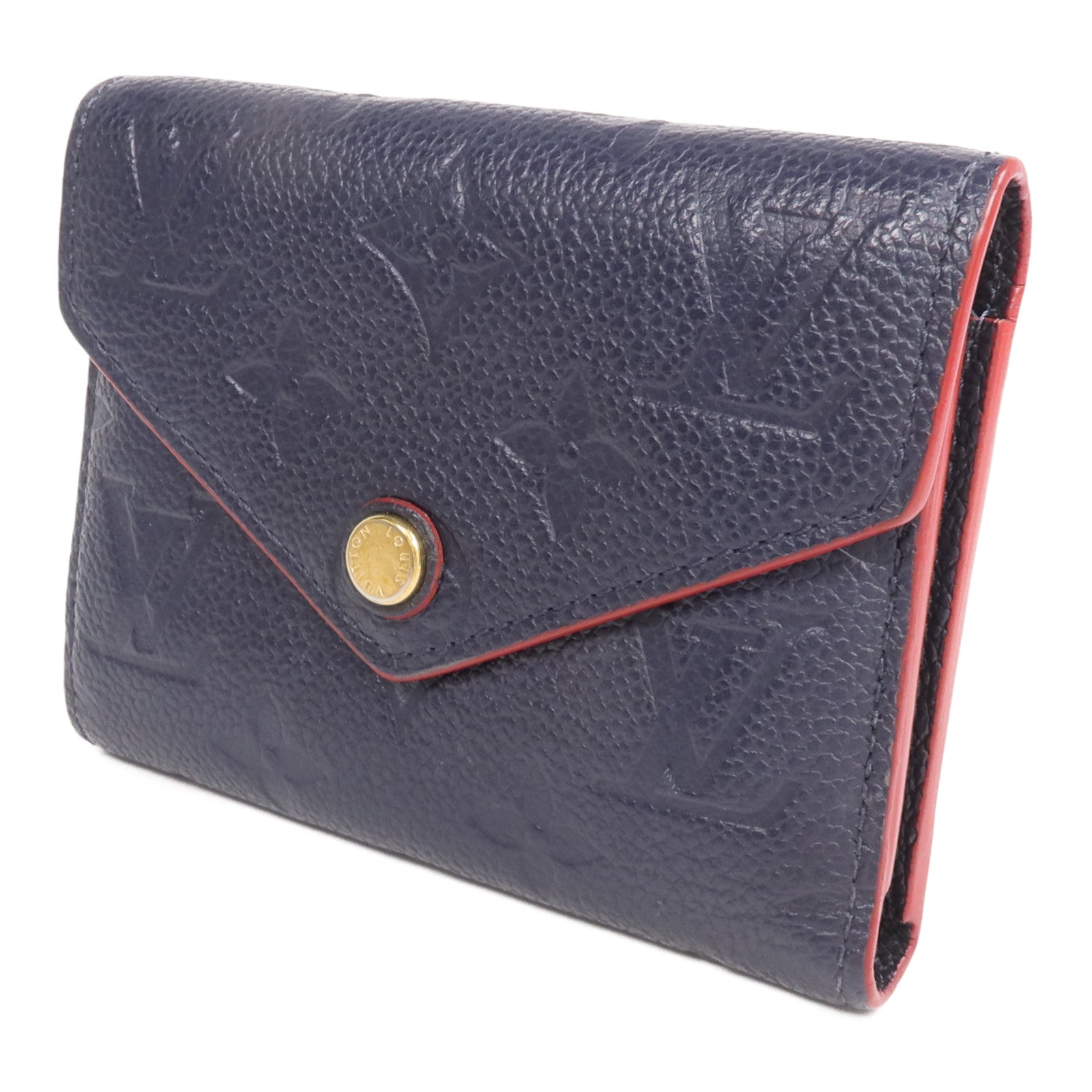 LOUIS VUITTON Monogram Empreinte Victorine金扣錢包