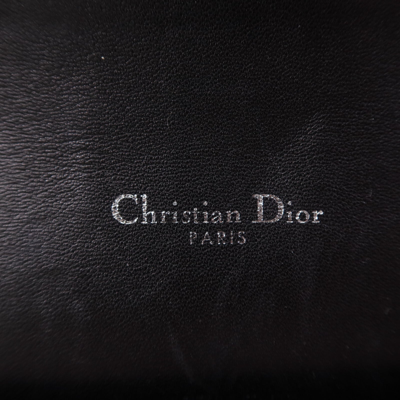 Dior 羊皮皮革Miss Dior銀扣鏈帶肩背袋