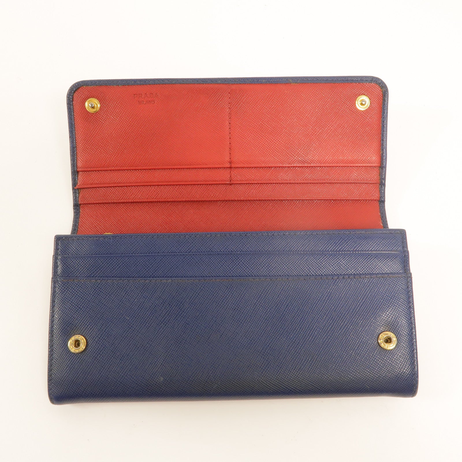 PRADA Saffiano皮革Long Wallet長錢包