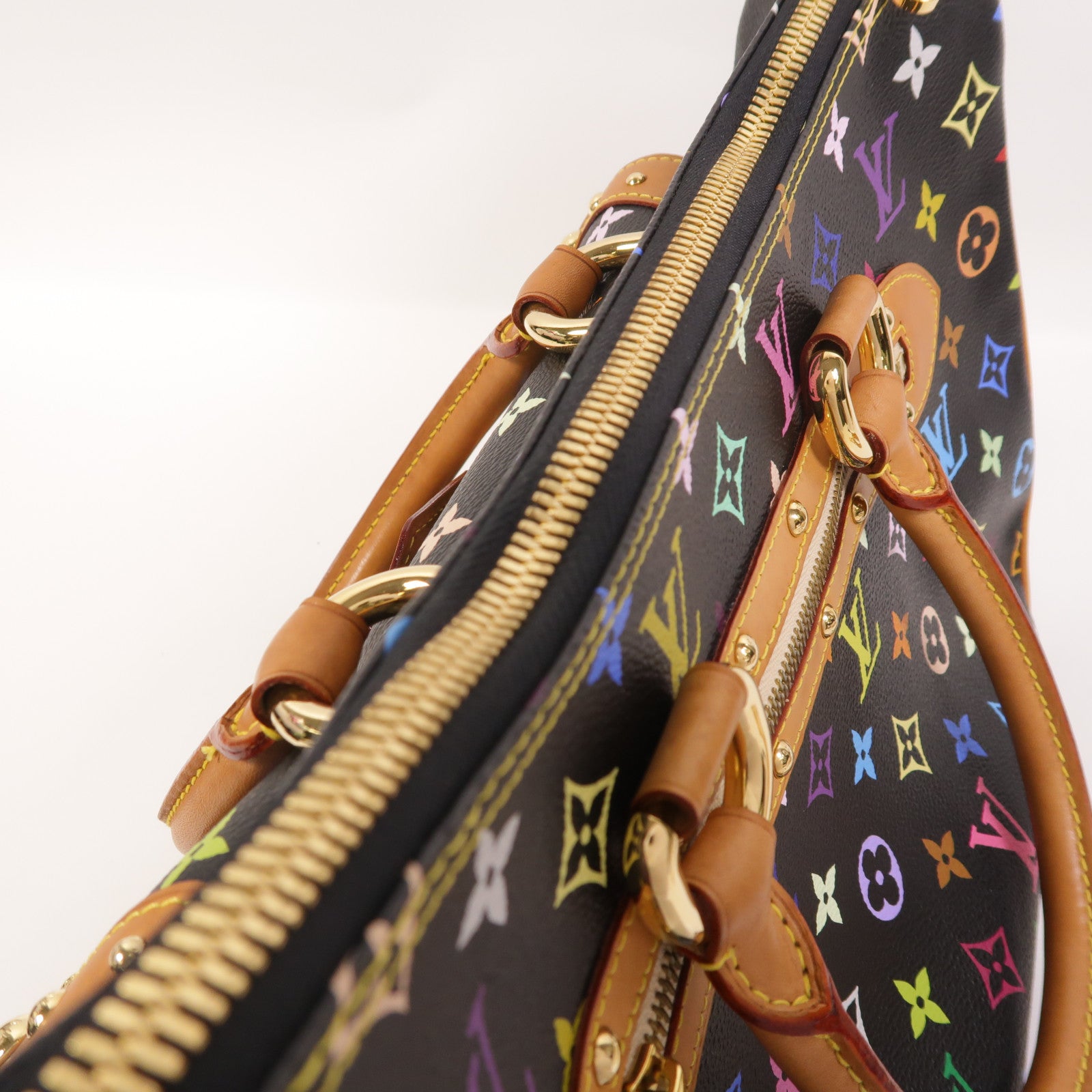 LOUIS VUITTON Monogram Multicolore Rita金扣手挽肩背兩用袋