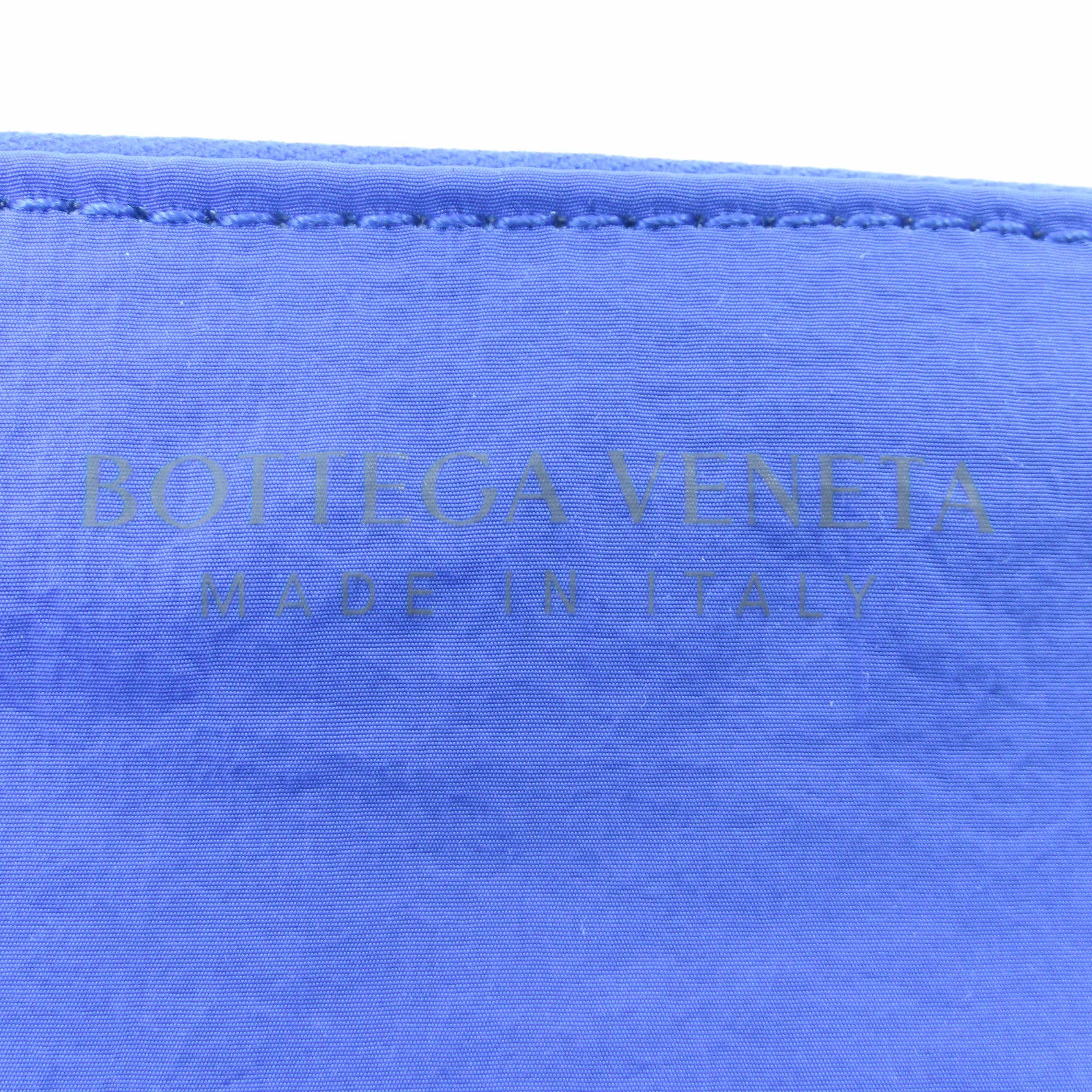 BOTTEGA VENETA 牛皮皮革Shoulder Bag銀扣肩背袋藍色