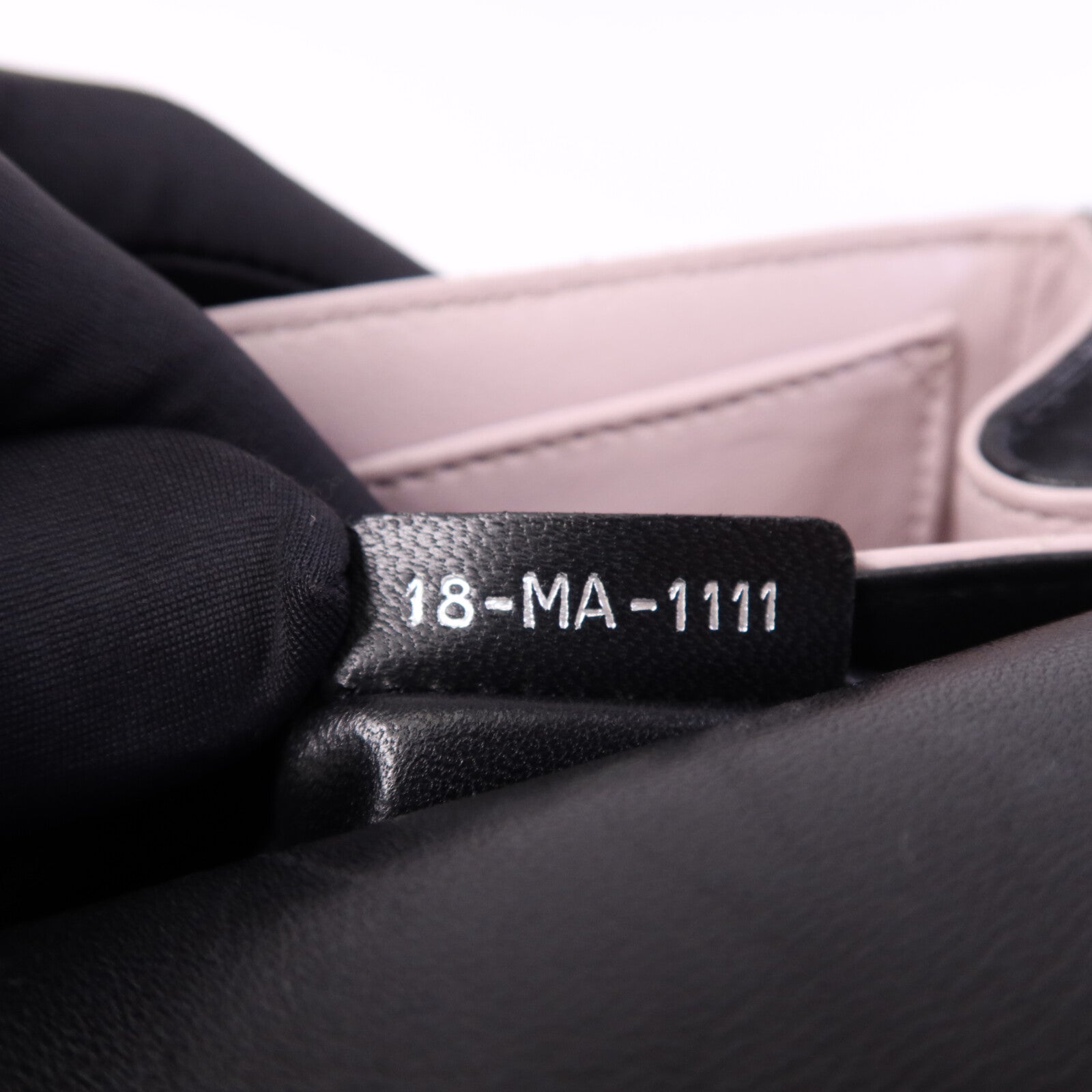 Dior 羊皮皮革Miss Dior銀扣鏈帶肩背袋