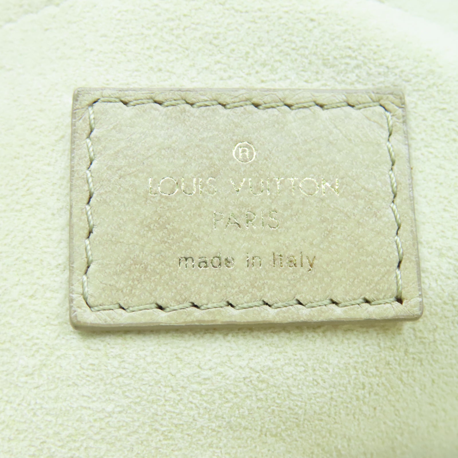 LOUIS VUITTON 【清倉大減價】Monogram Olympe Nimbus GM金扣肩背袋米色