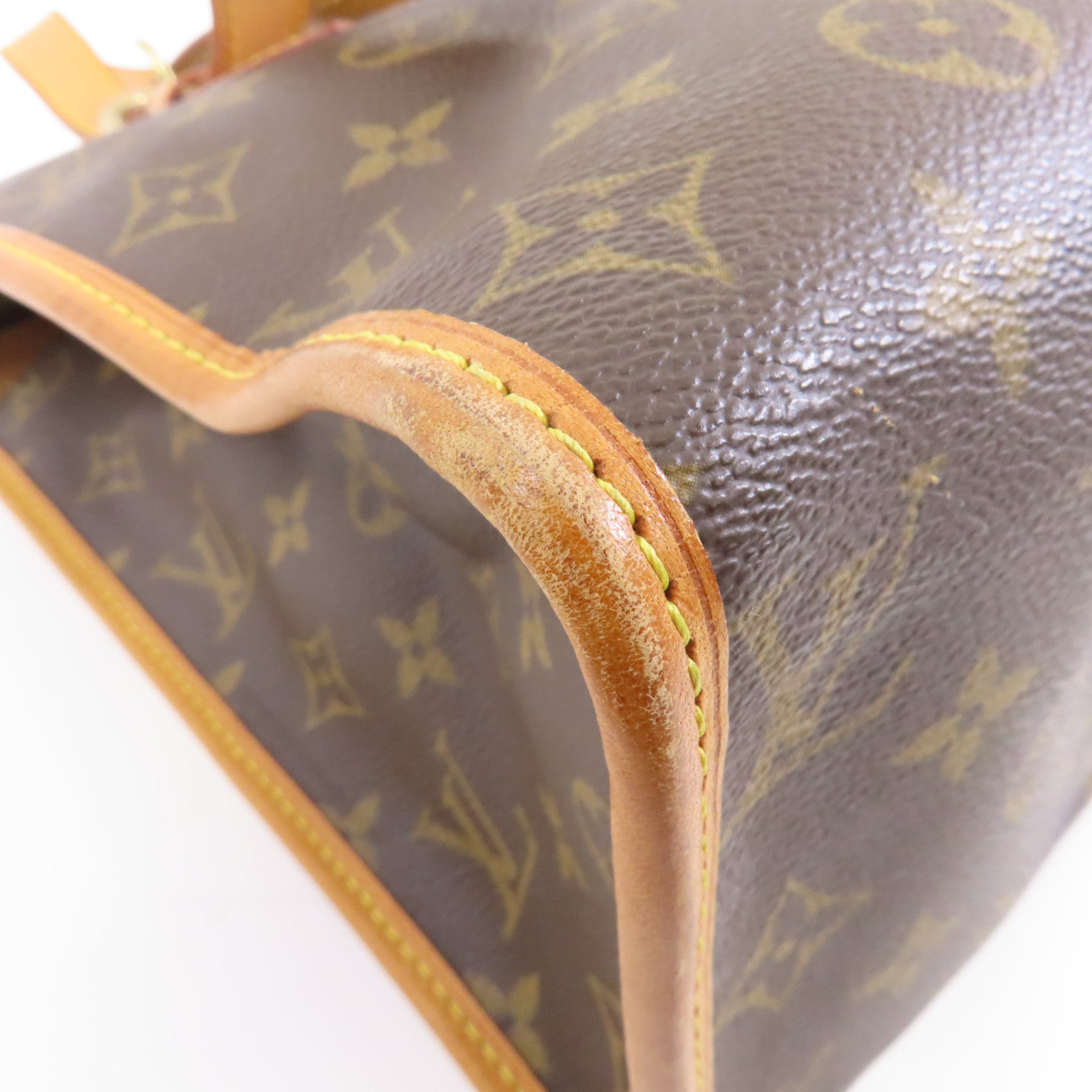 LOUIS VUITTON Monogram Popincourt Haut金扣肩背袋啡色