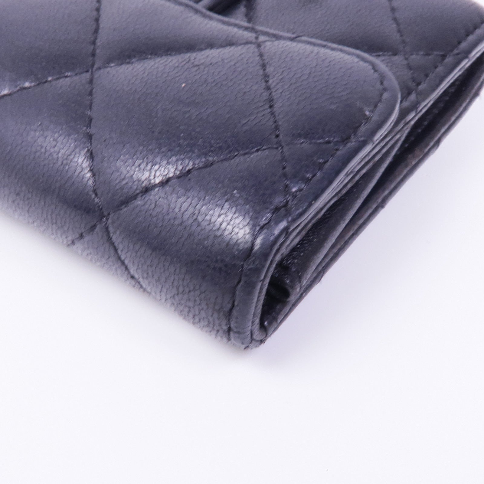 CHANEL 羊皮皮革Card Case金扣卡片套