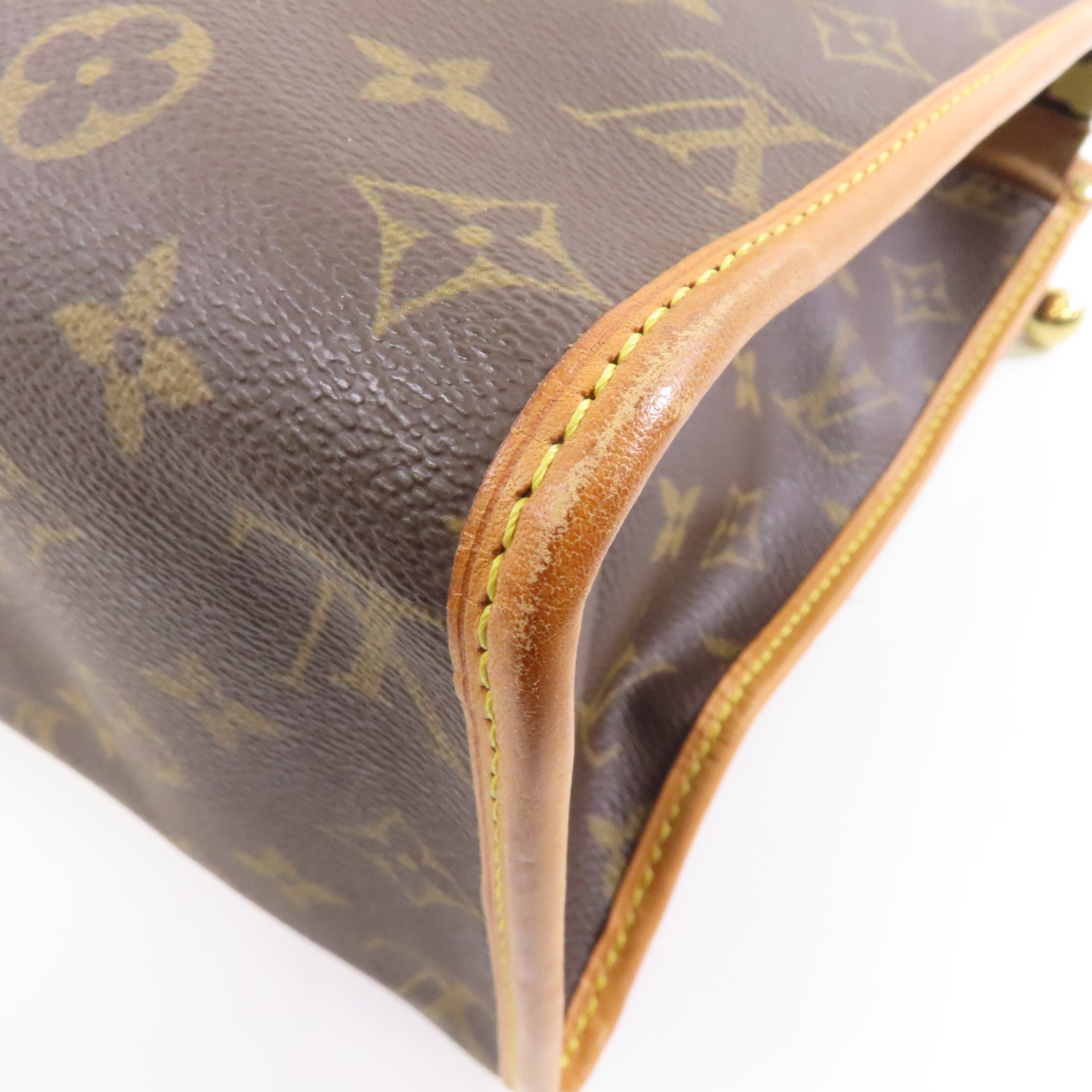 LOUIS VUITTON Monogram Popincourt Haut金扣肩背袋啡色