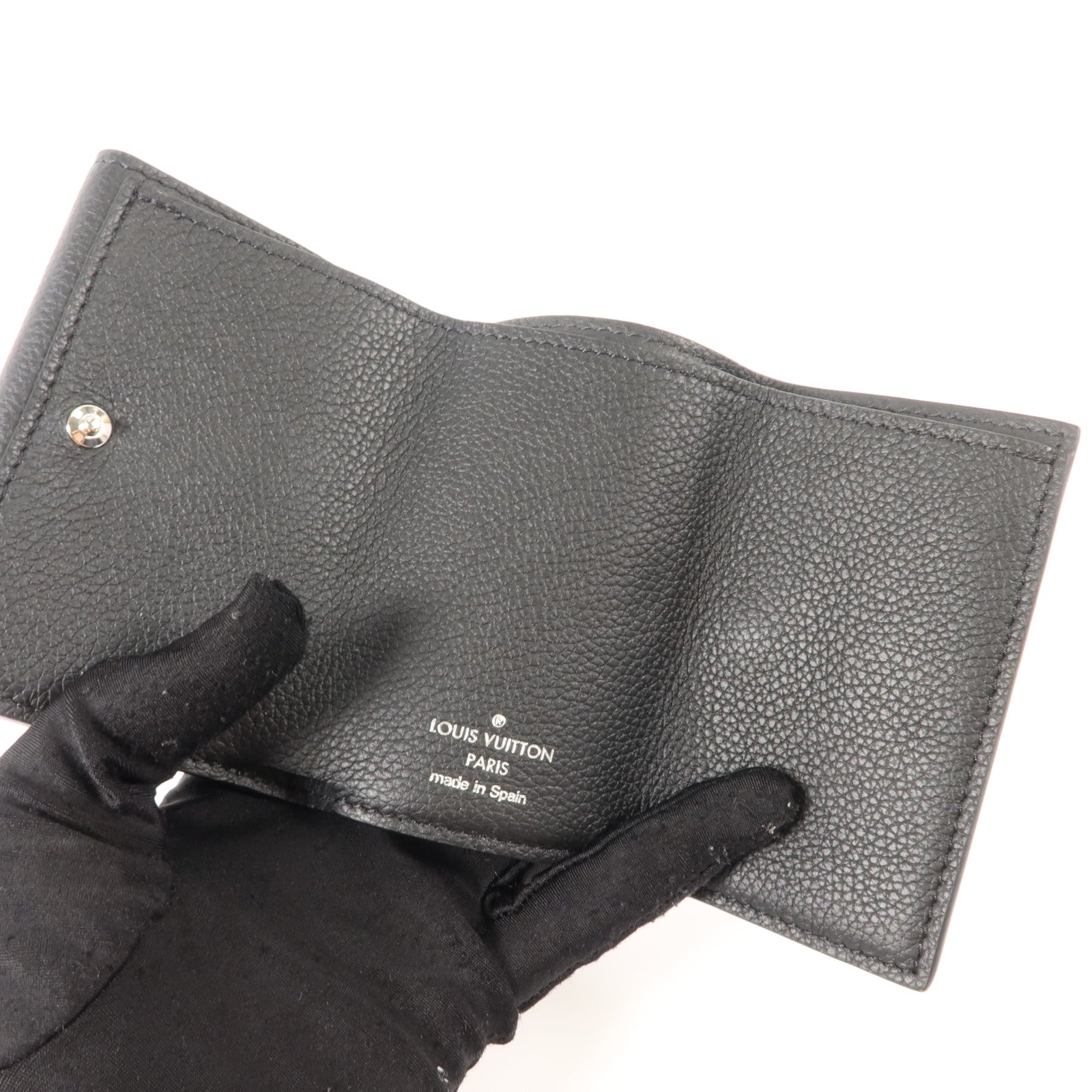 LOUIS VUITTON 牛皮皮革Lock Me Mini錢包