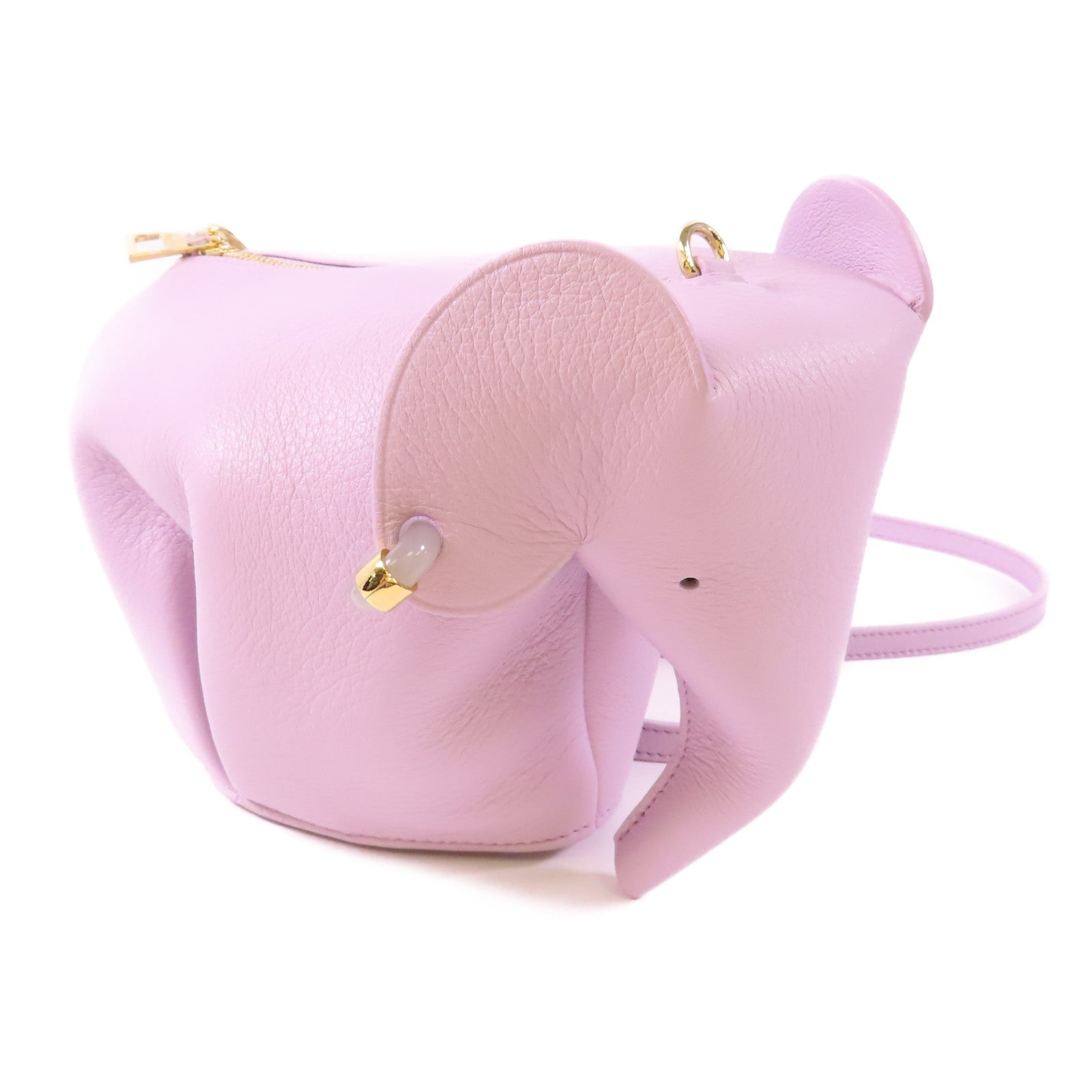 LOEWE 牛皮皮革Elephant Bag金扣肩背袋