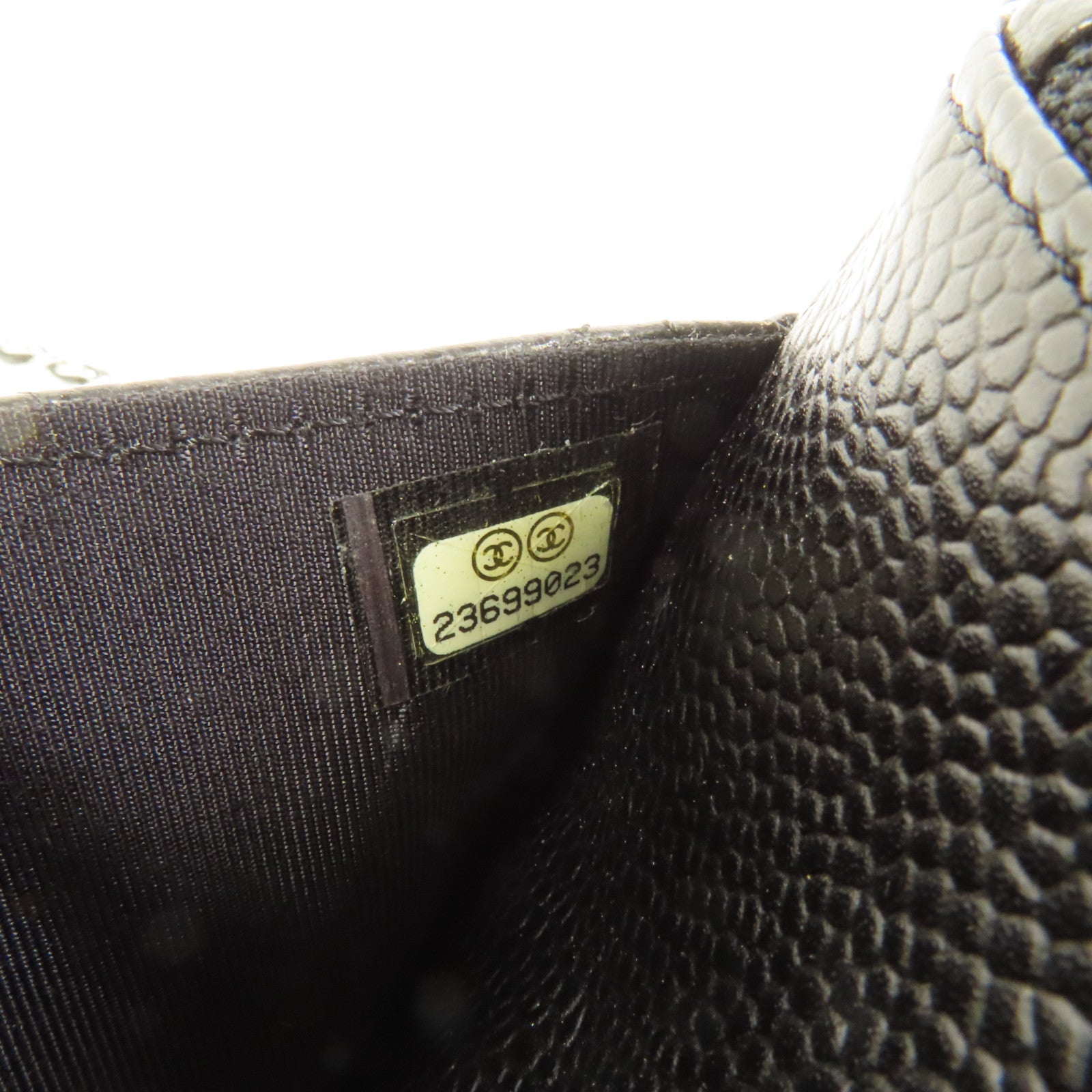 CHANEL 牛皮皮革WOC Wallet On Chain銀扣鏈帶肩背袋