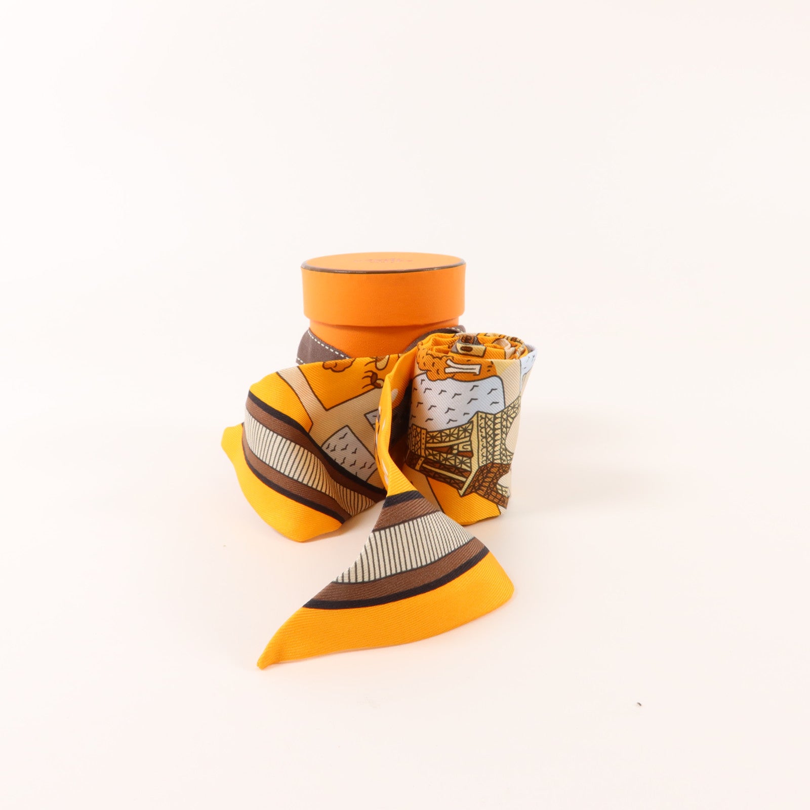 HERMES 絲質Twilly絲巾