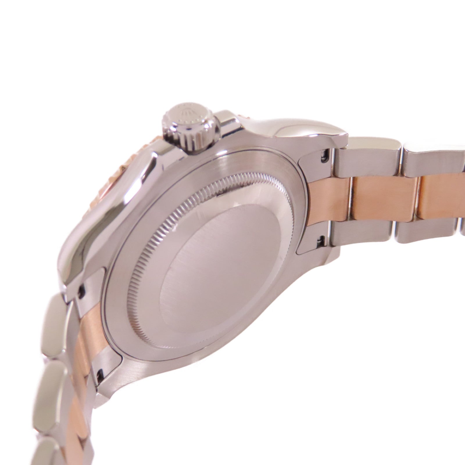 ROLEX Yacht Master Watch不鏽鋼/18K玫瑰金自動機芯手錶黑色