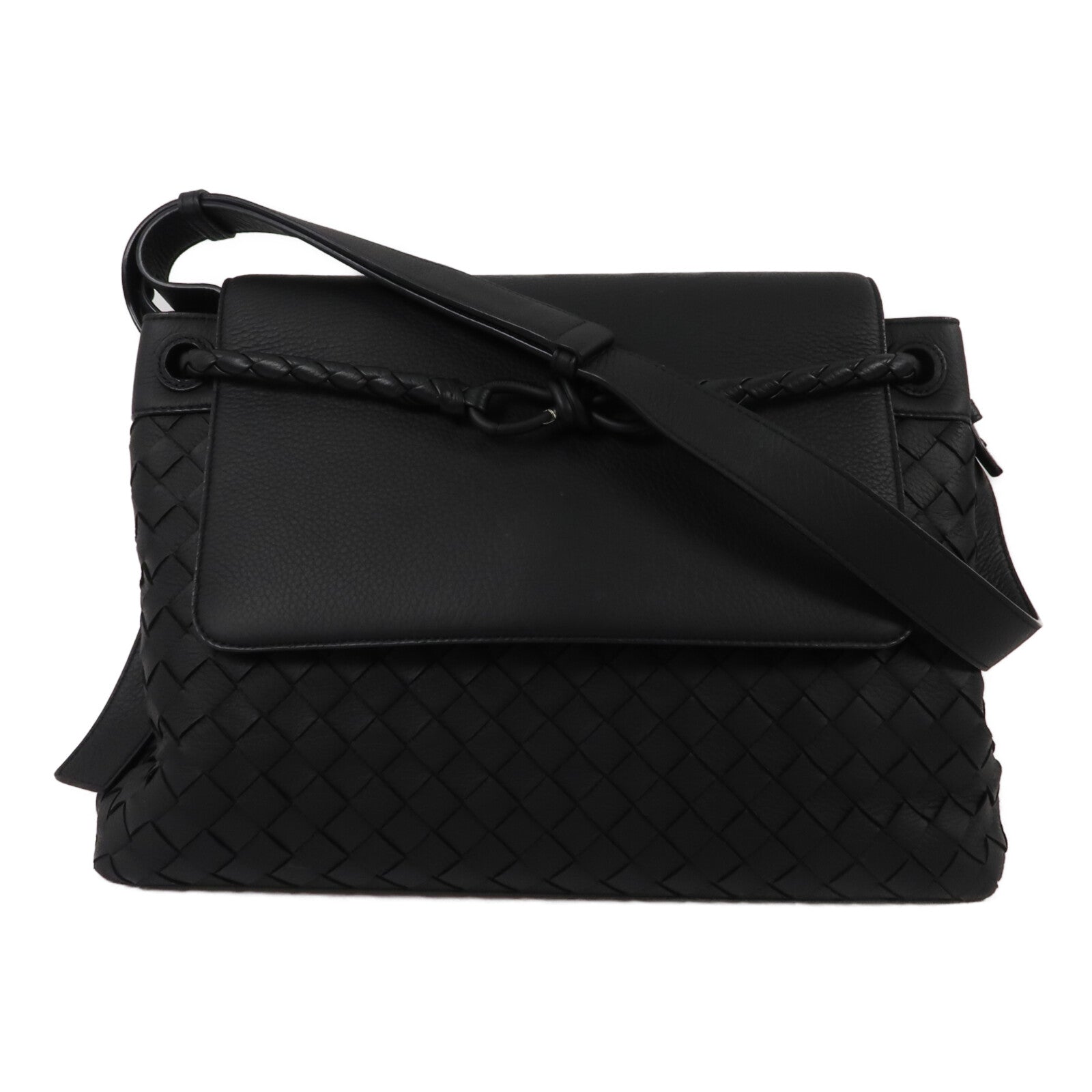 BOTTEGA VENETA 鹿皮皮革Andiamo Message肩背袋