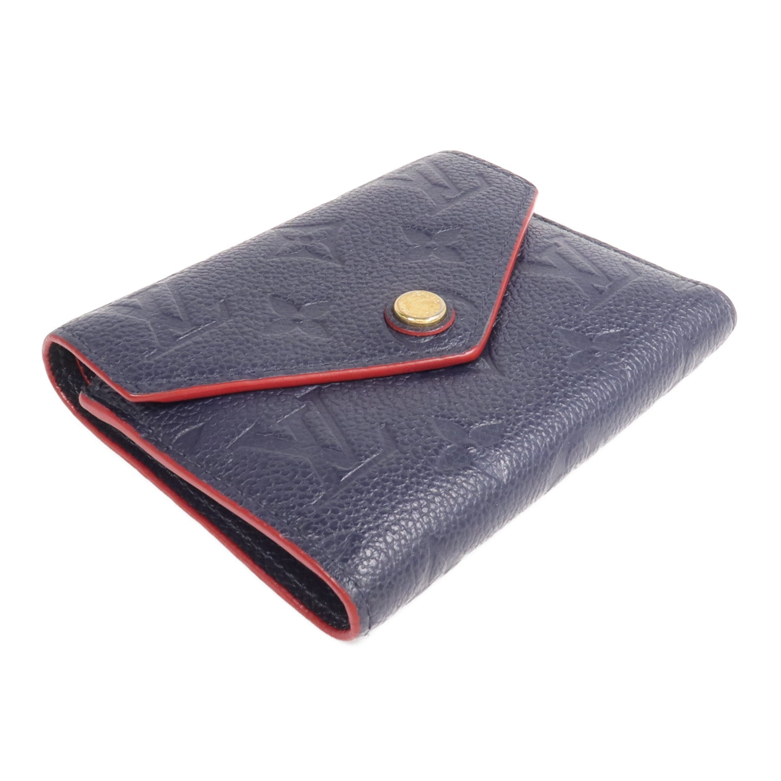 LOUIS VUITTON Monogram Empreinte Victorine金扣錢包