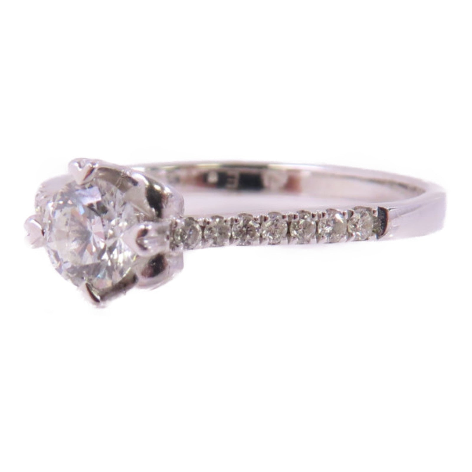 JEWELRY 18K白金/0.30ct鑽石Diamond Ring戒指US#6.5