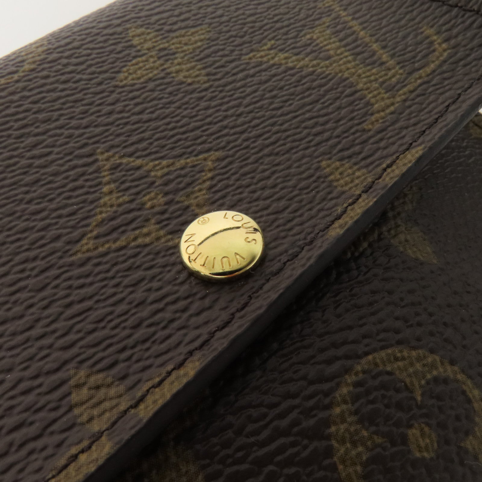 LOUIS VUITTON Monogram Wallet金扣錢包