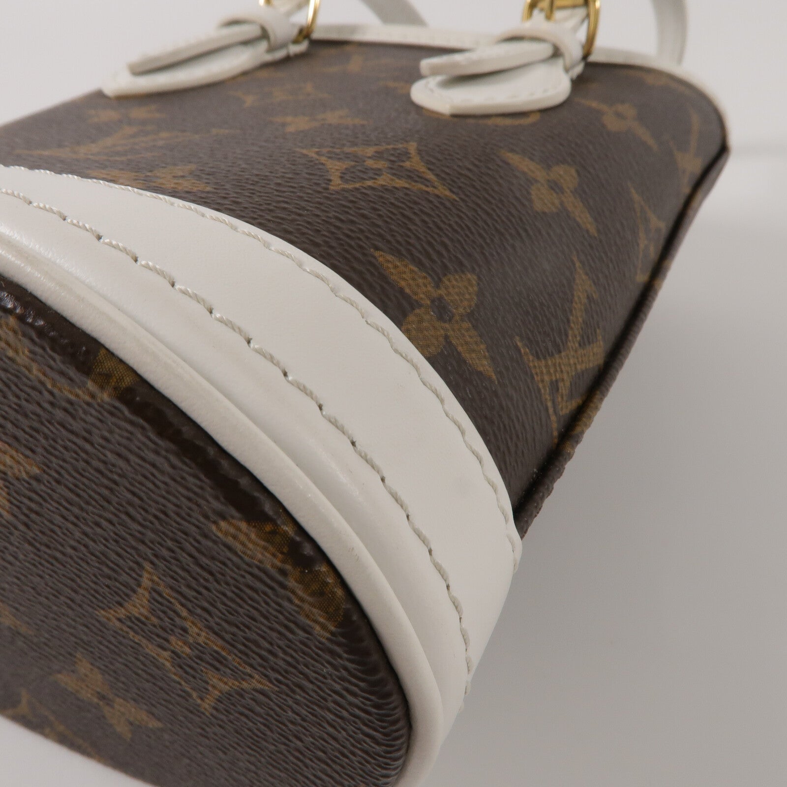 LOUIS VUITTON Monogram Nano Bucket手挽肩背兩用袋