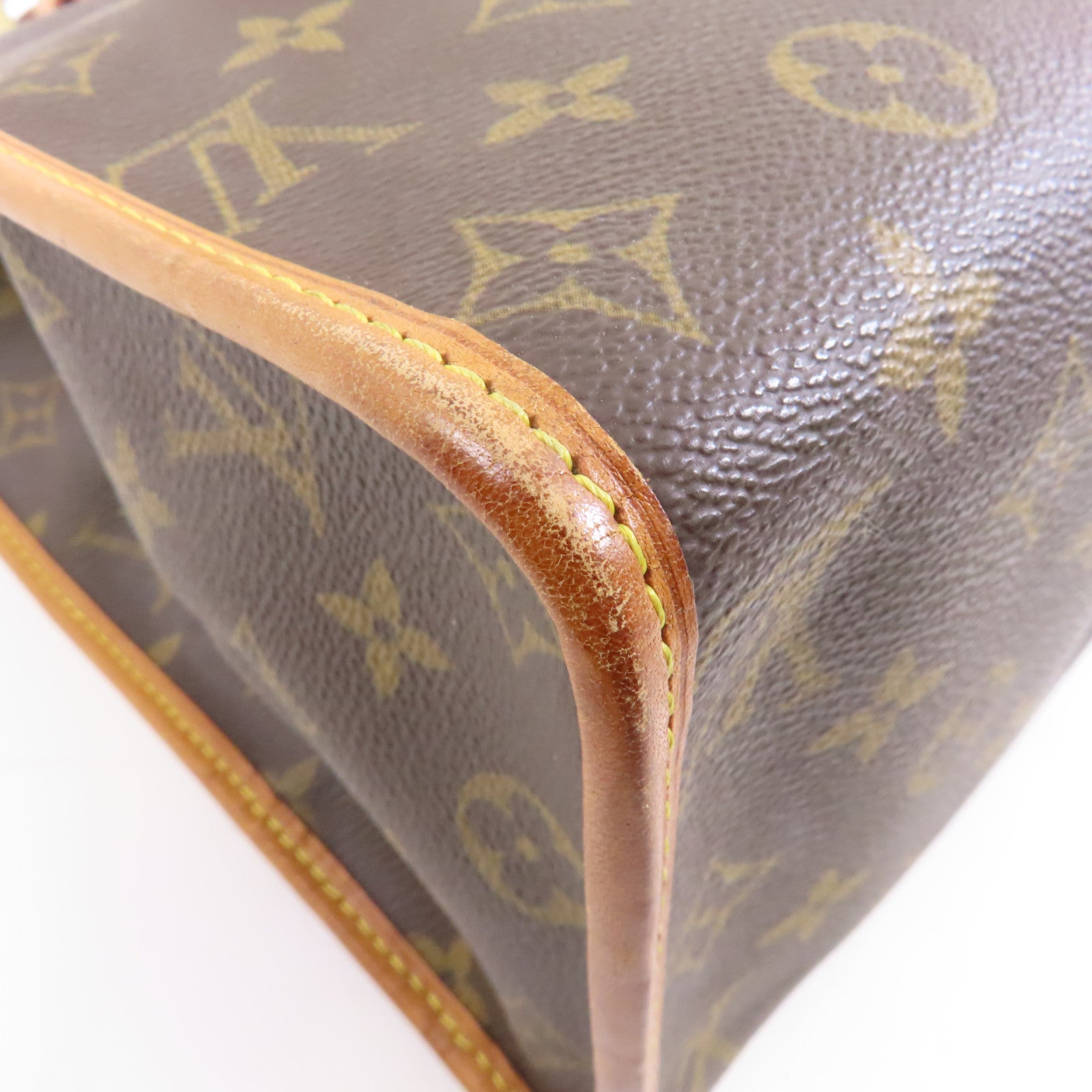 LOUIS VUITTON Monogram Popincourt Haut金扣肩背袋啡色
