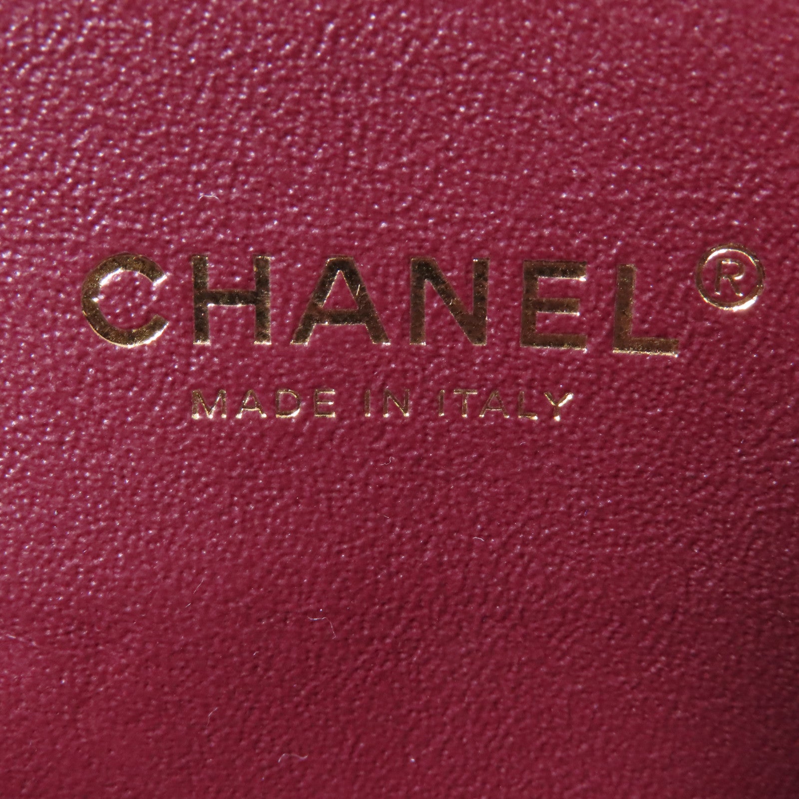 CHANEL 斜紋牛皮皮革Chain Shoulder金扣鏈帶肩背袋黑色