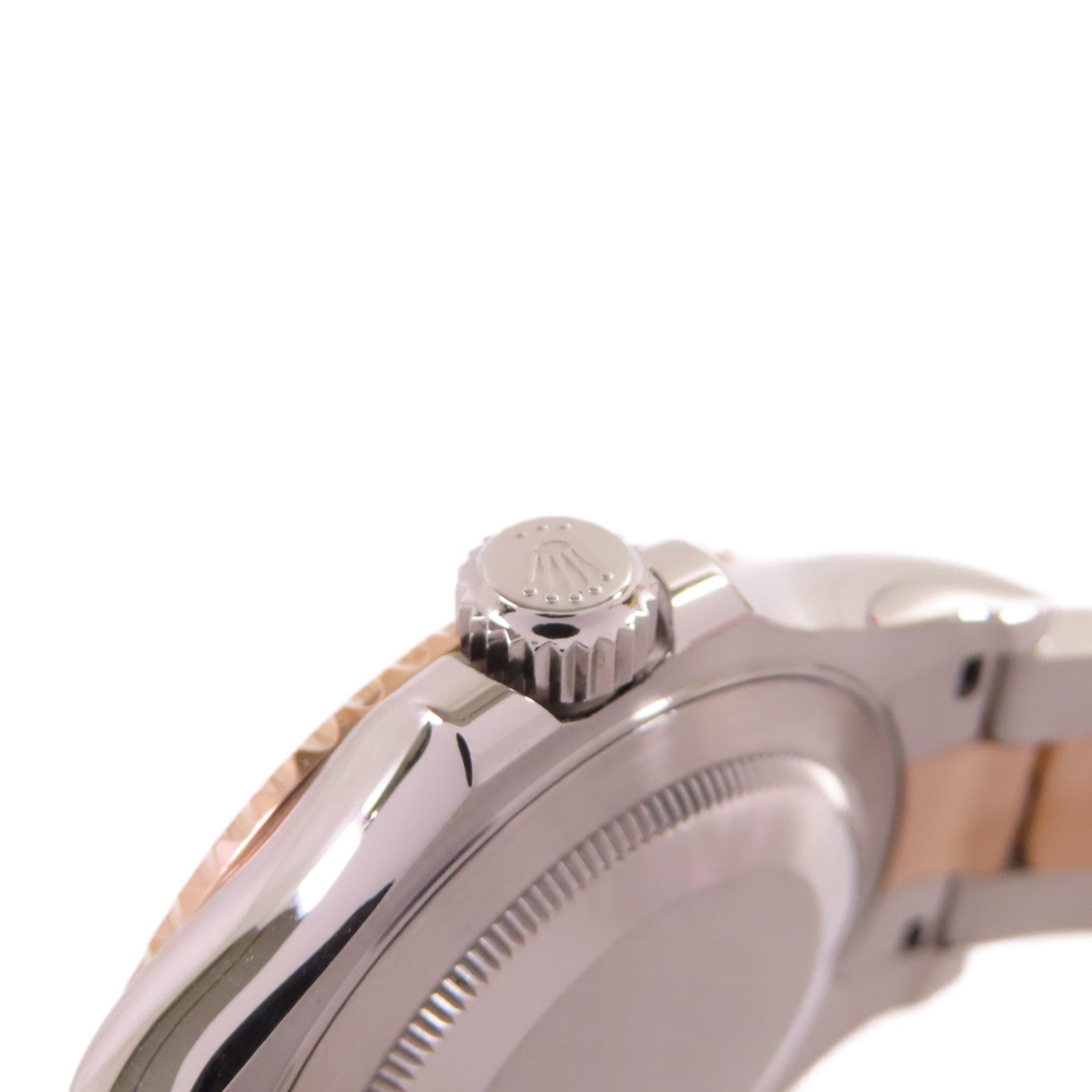 ROLEX Yacht Master Watch不鏽鋼/18K玫瑰金自動機芯手錶黑色