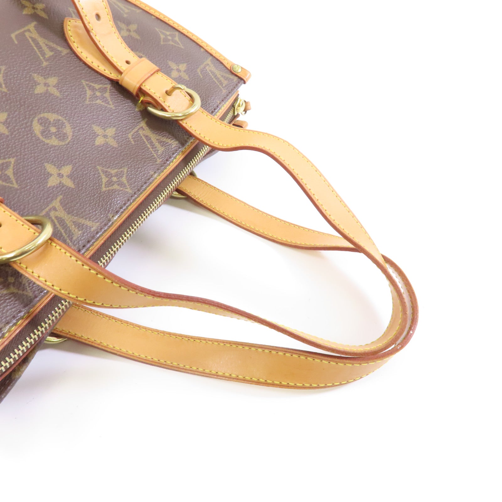 LOUIS VUITTON Monogram Popincourt Haut金扣肩背袋啡色