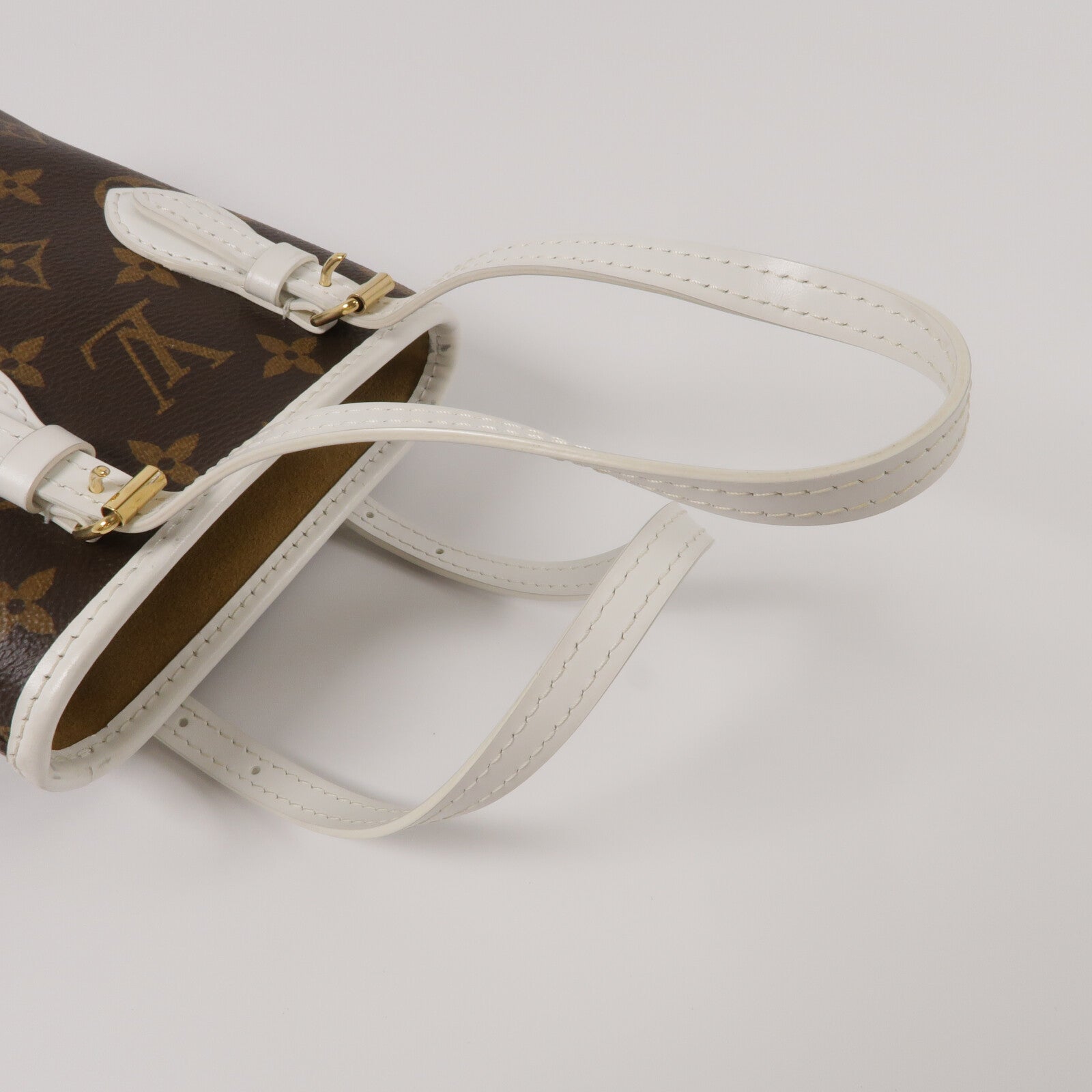 LOUIS VUITTON Monogram Nano Bucket手挽肩背兩用袋