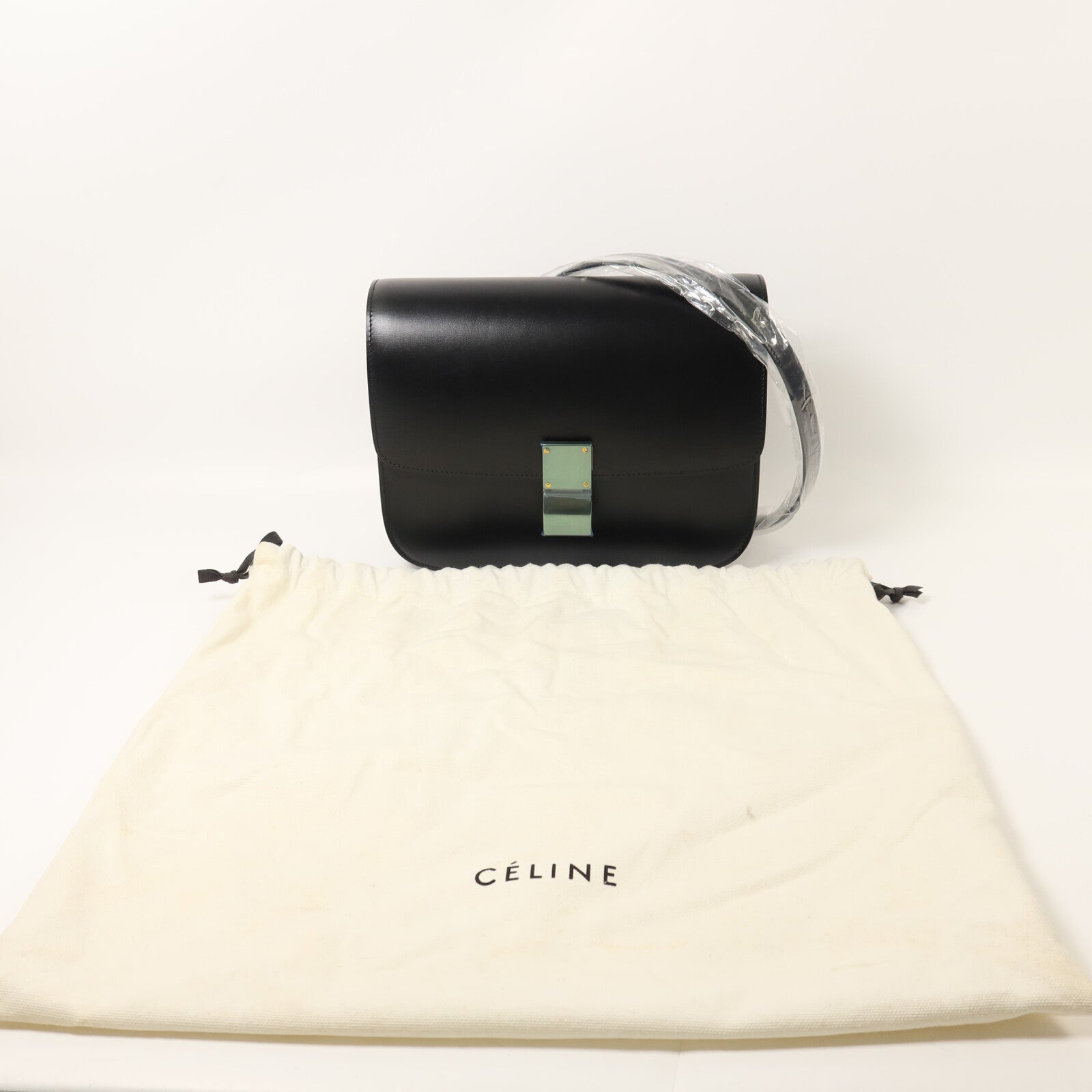 CELINE 牛皮皮革Classic Box Medium肩背袋