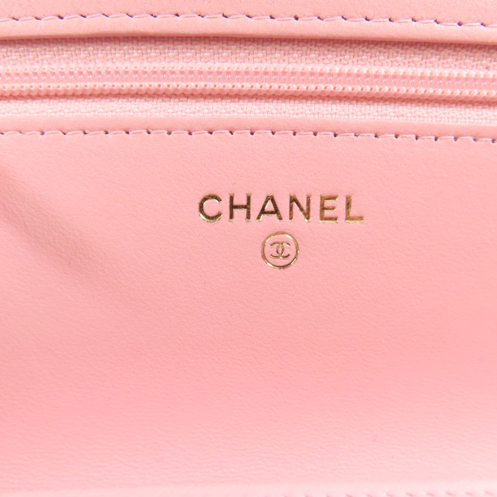 CHANEL 斜紋軟呢Wallet On Chain銀扣鏈帶肩背袋