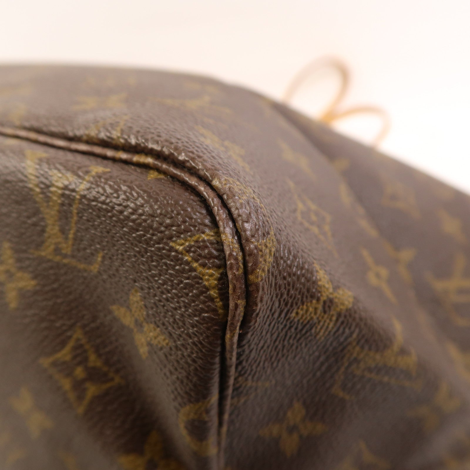 LOUIS VUITTON Monogram Neverfull GM金扣手挽袋