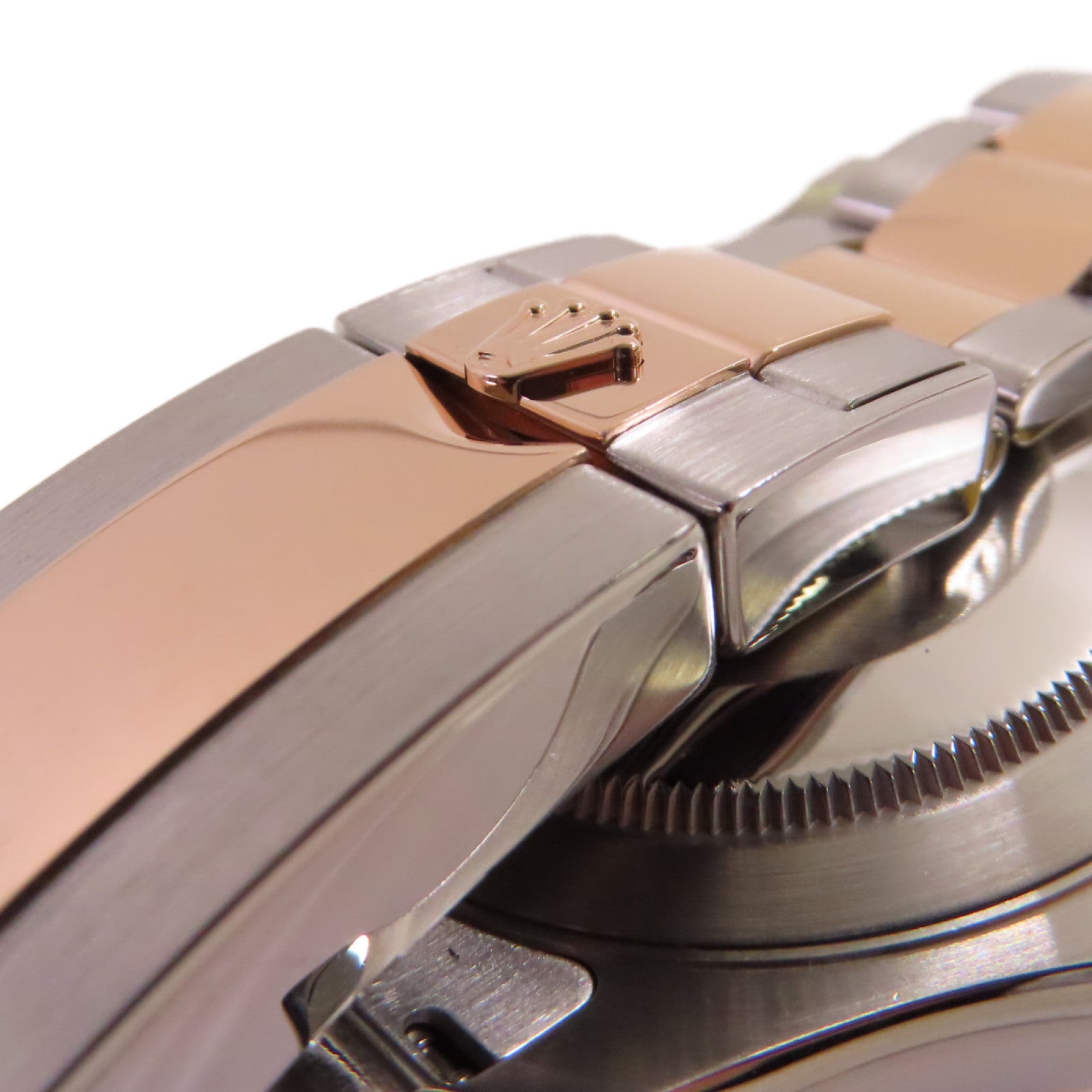 ROLEX Yacht Master Watch不鏽鋼/18K玫瑰金自動機芯手錶黑色