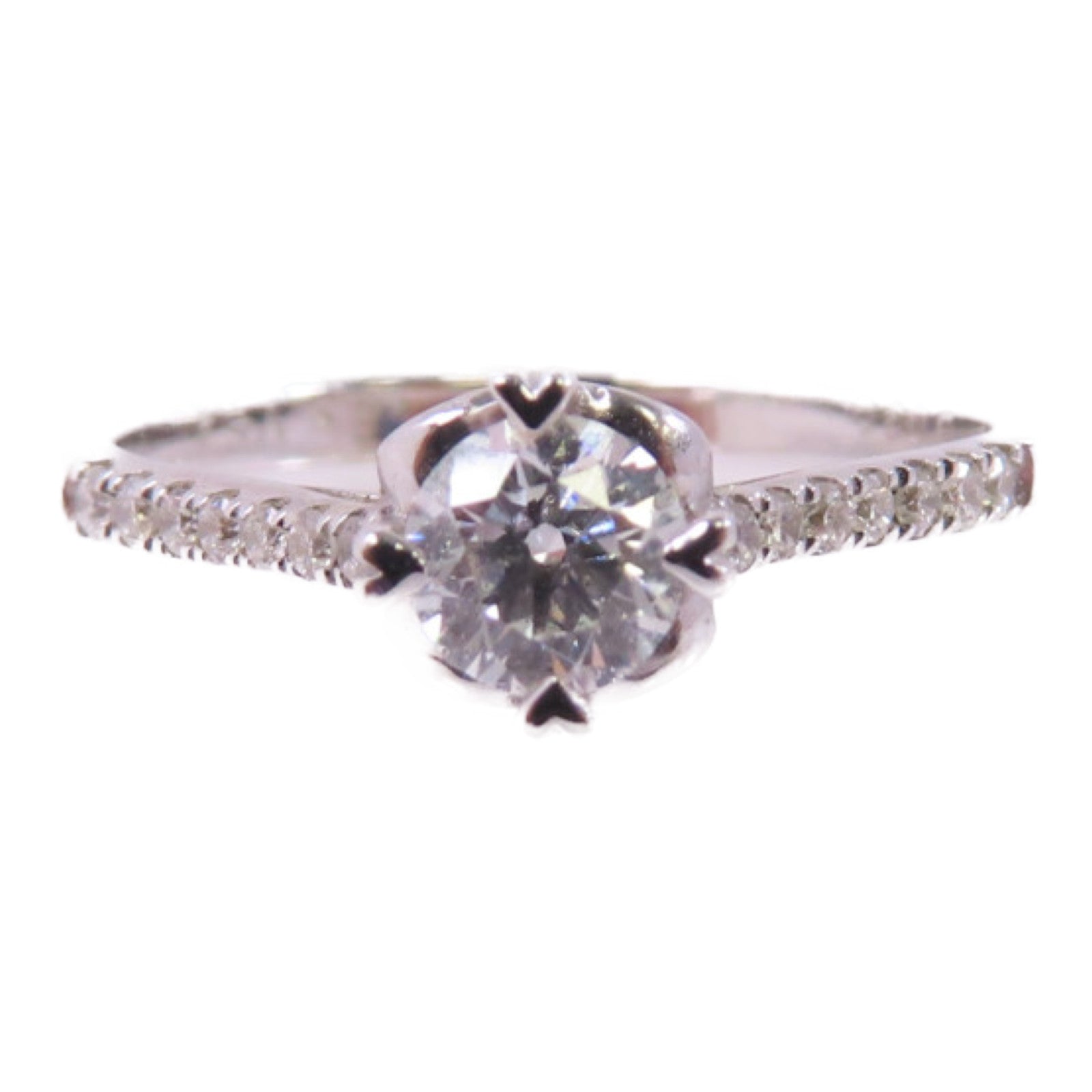 JEWELRY 18K白金/0.30ct鑽石Diamond Ring戒指US#6.5