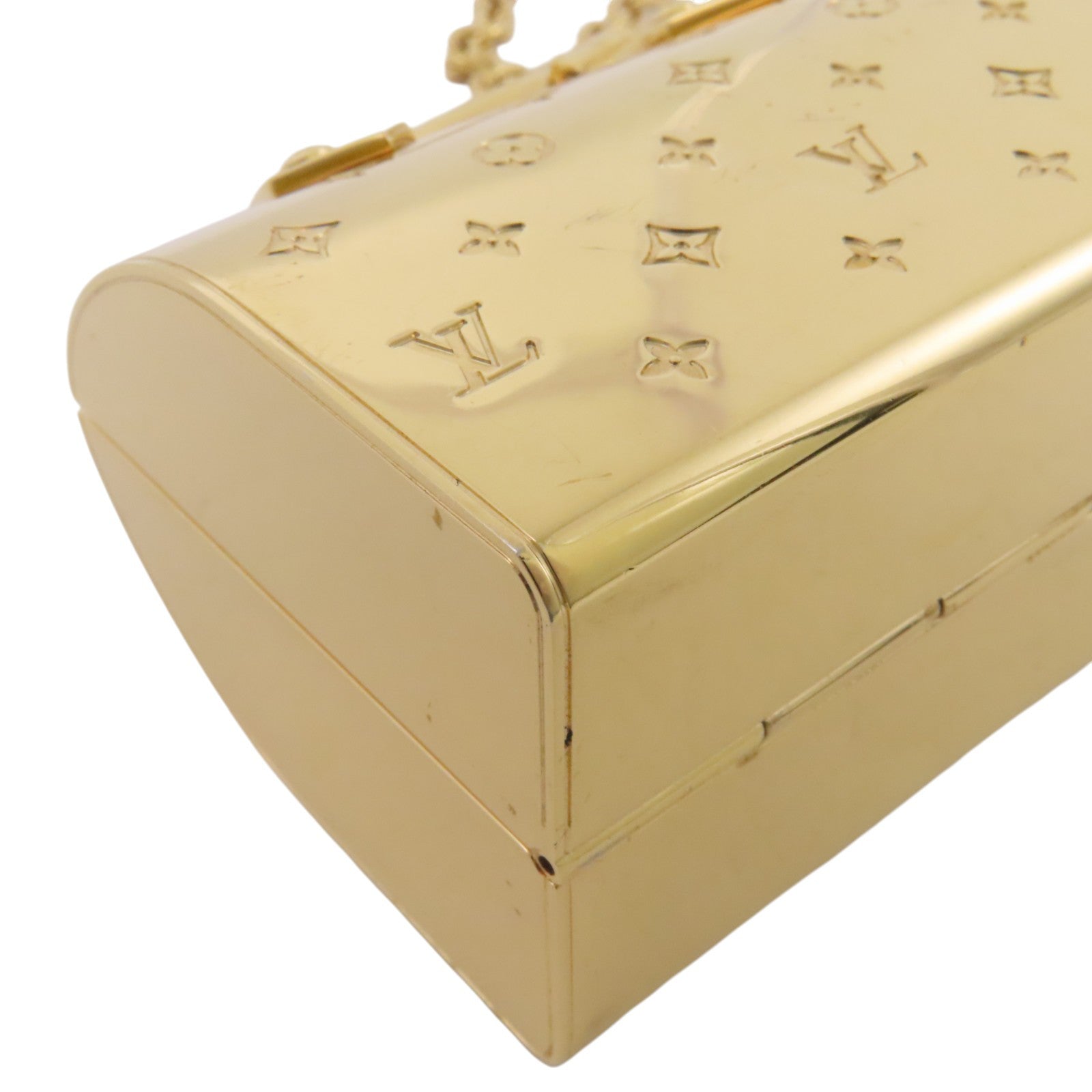 LOUIS VUITTON 金屬Speedy Charm Bag金扣鏈帶掛飾