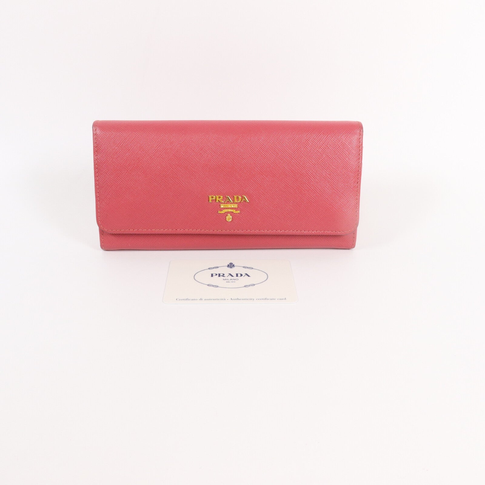 PRADA Saffiano皮革Long Wallet長錢包