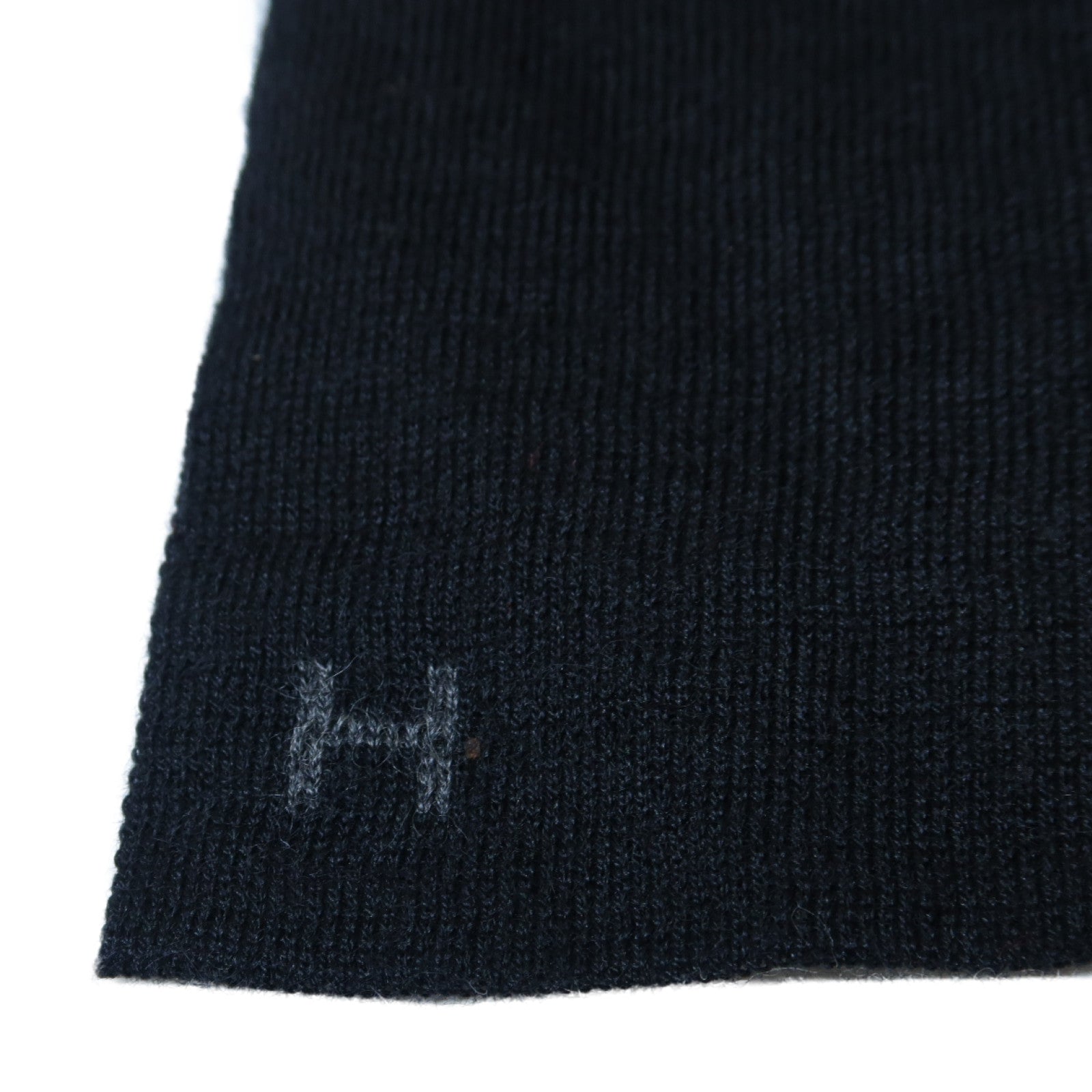 HERMES 【激減優惠】羊絨/絲質Scarf圍巾黑色/灰色