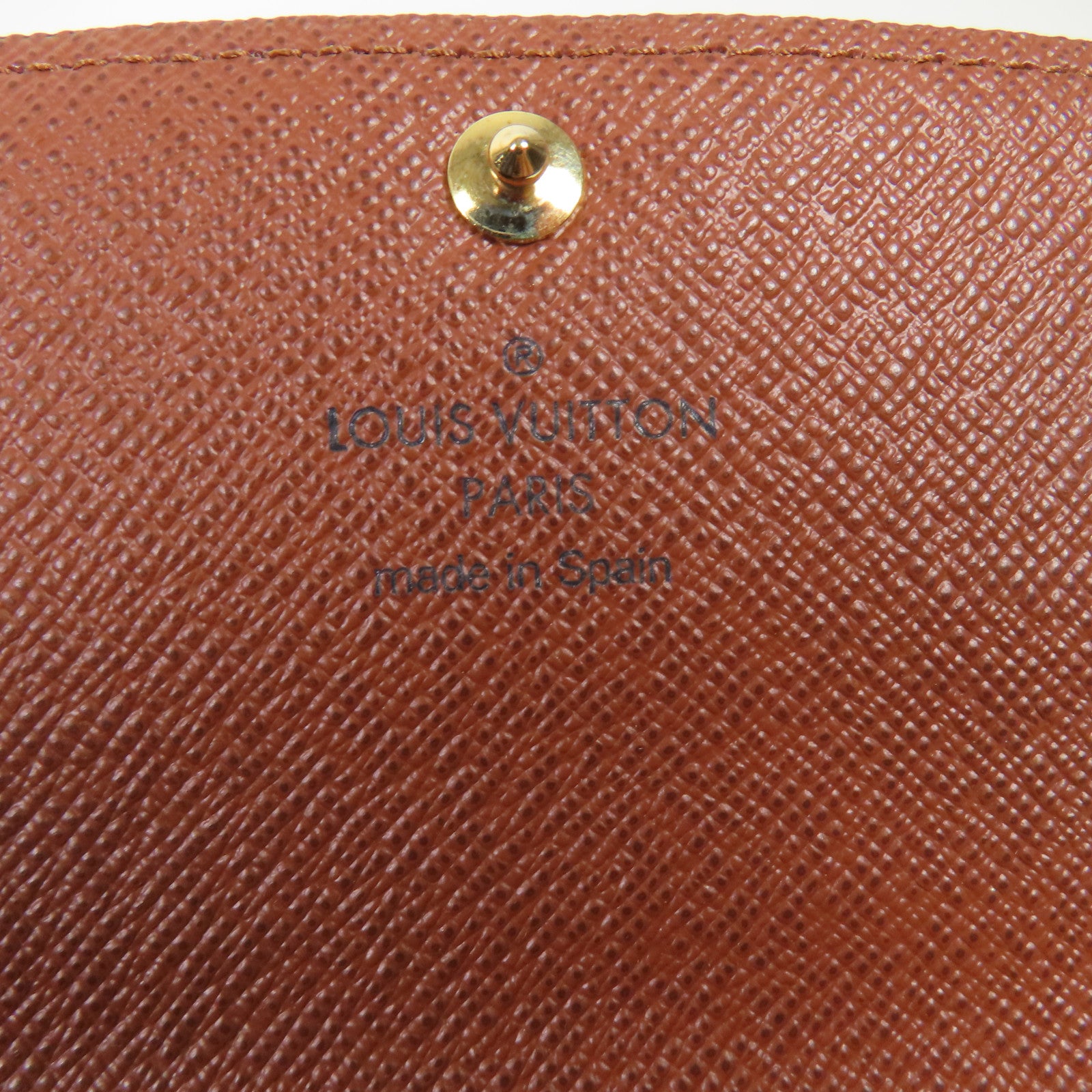 LOUIS VUITTON Monogram Wallet金扣錢包