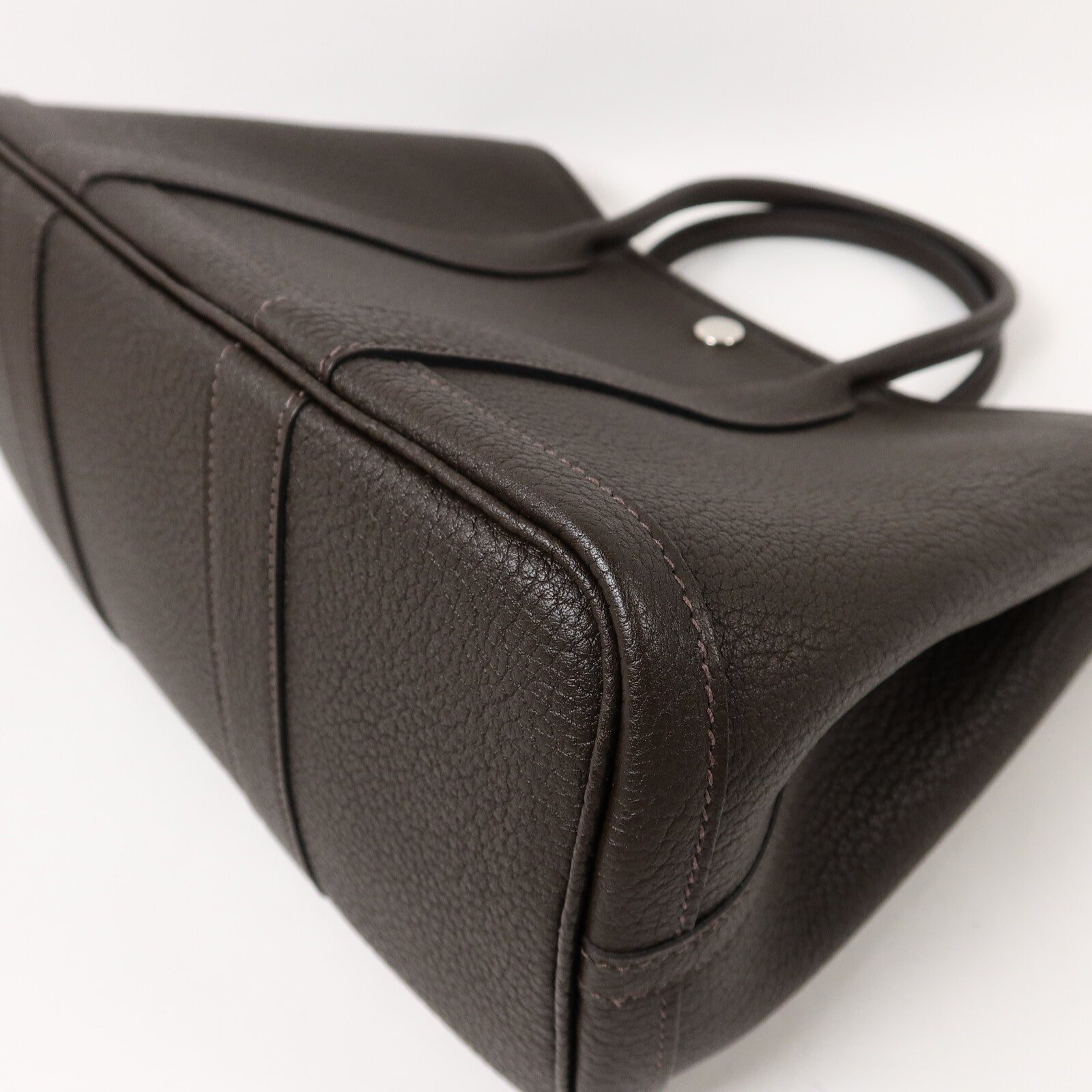 HERMES Negonda皮革Garden Party TPM手挽袋Ebene